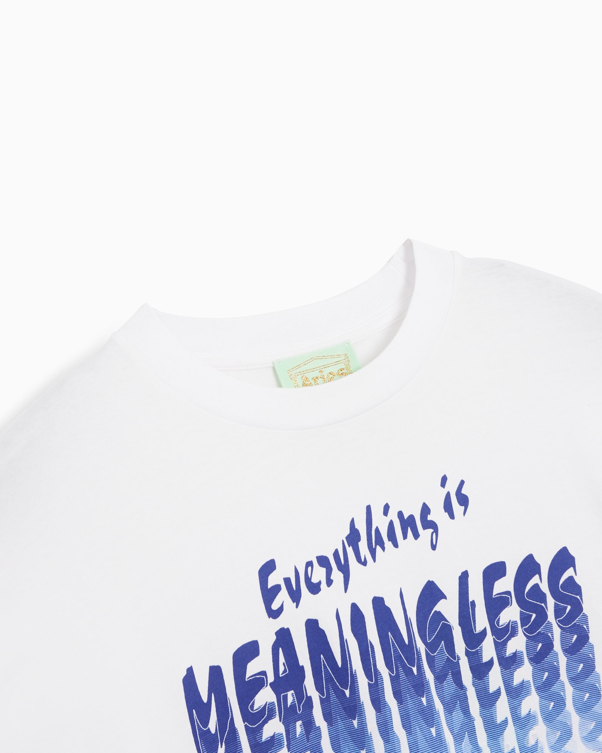 T-Shirts Aries Everything Is Meaningless Unisex Long Sleeve T-Shirt Unisex T-Shirt - FTAR60021-WHT