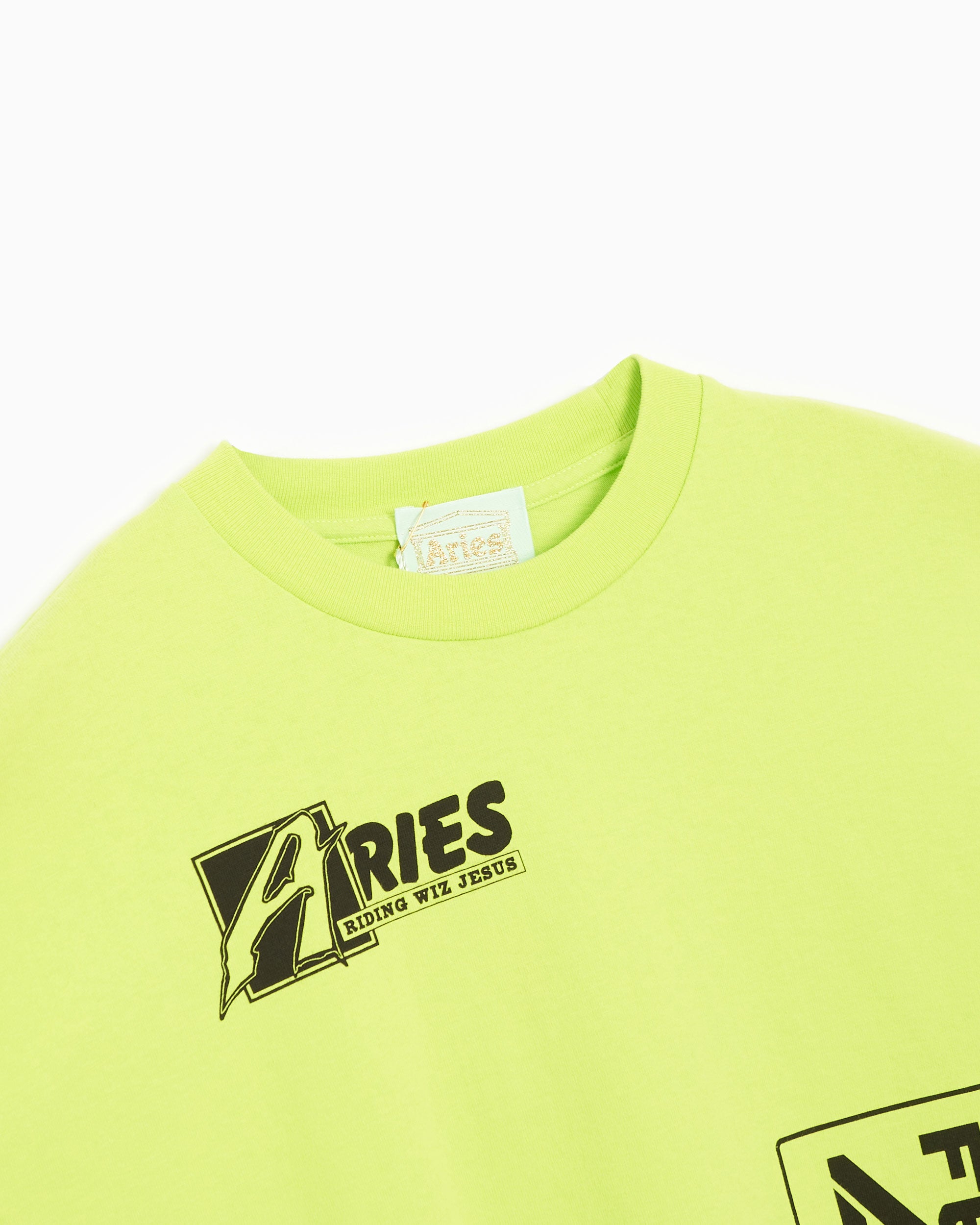 T-Shirts Aries Fearless Moto Men's Long Sleeve T-Shirt Men's T-Shirt - FTAR60025-LM