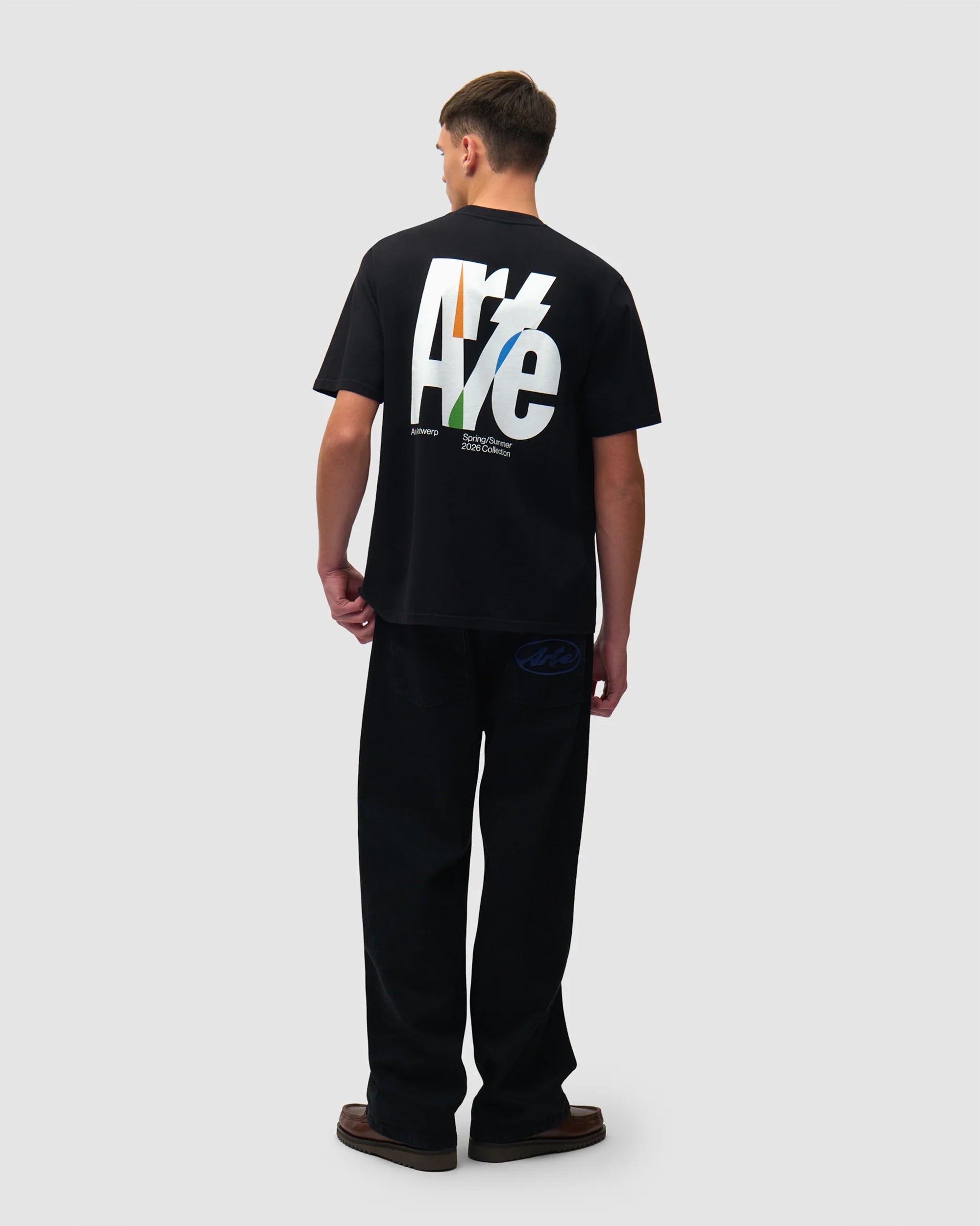 T-Shirts Arte Antwerp Big Logo Graphic Relaxed Men's T-Shirt - SS26-141T-Black
