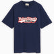 Autry x Maison Kitsuné Varsity met logo T-Shirt voor heren