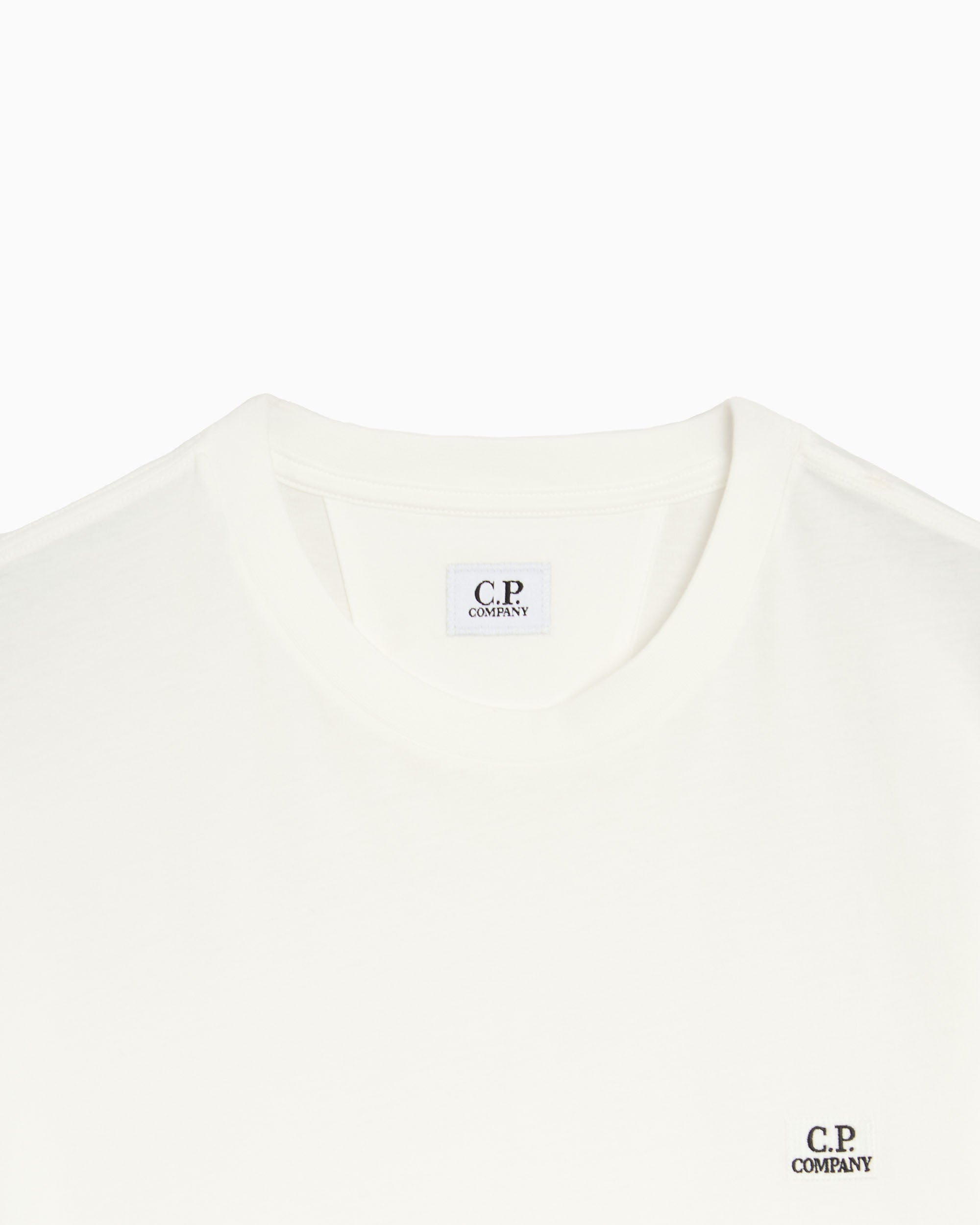 T-Shirts CP Company Logo Men's T-Shirt - RCCMTS726A005100W-103