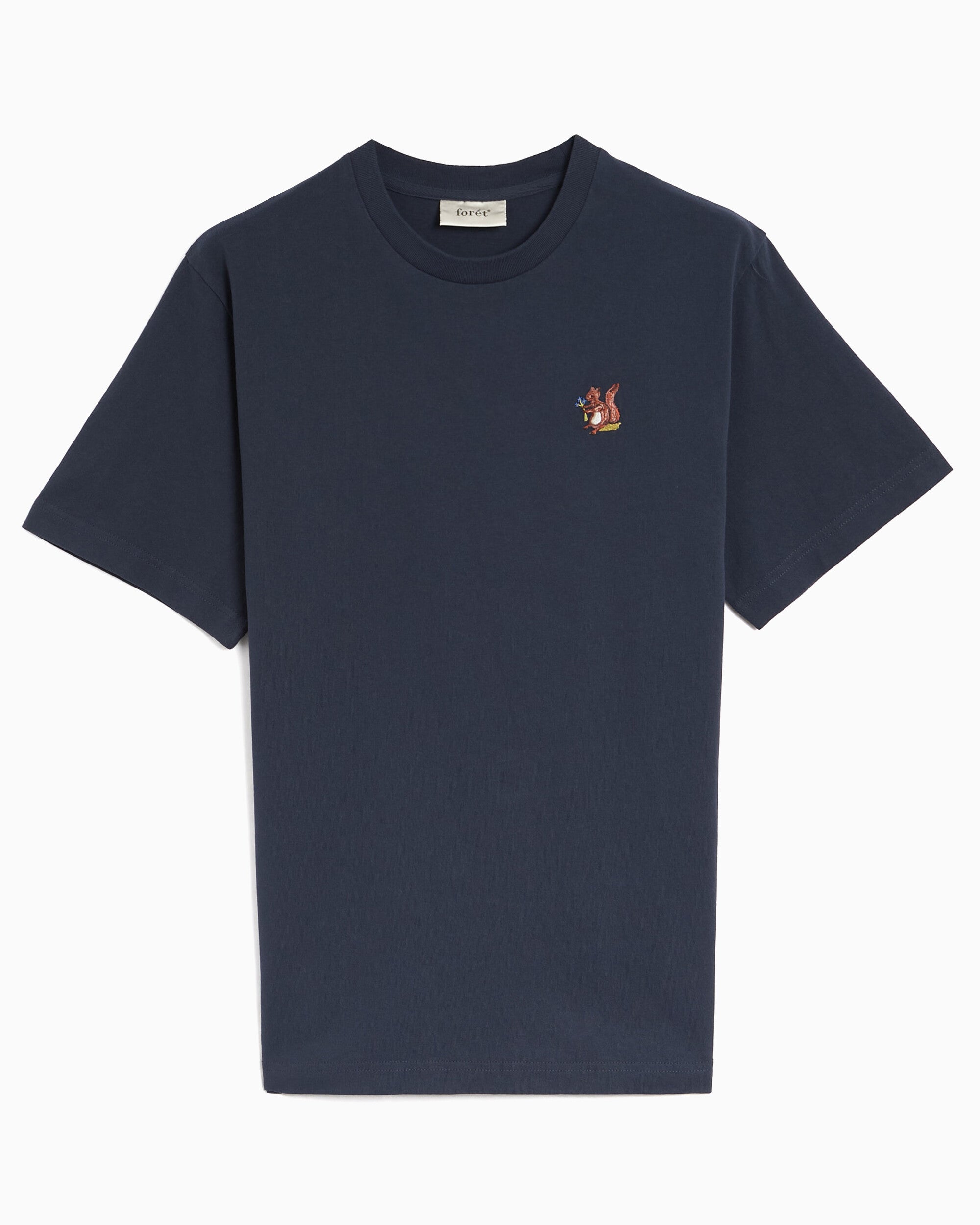 T-Shirts forét Acorn Embroidered Men's T-Shirt - F1462-NAVY