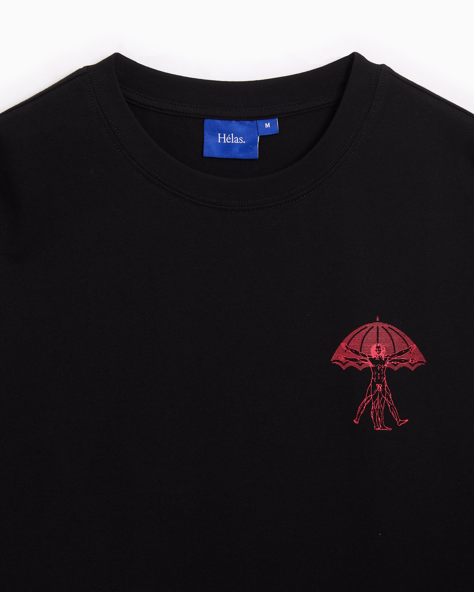 T-Shirts Hélas. Vitruve Graphic Long-Sleeved Relaxed Men's T-Shirt - A05S3D1TEELSL02