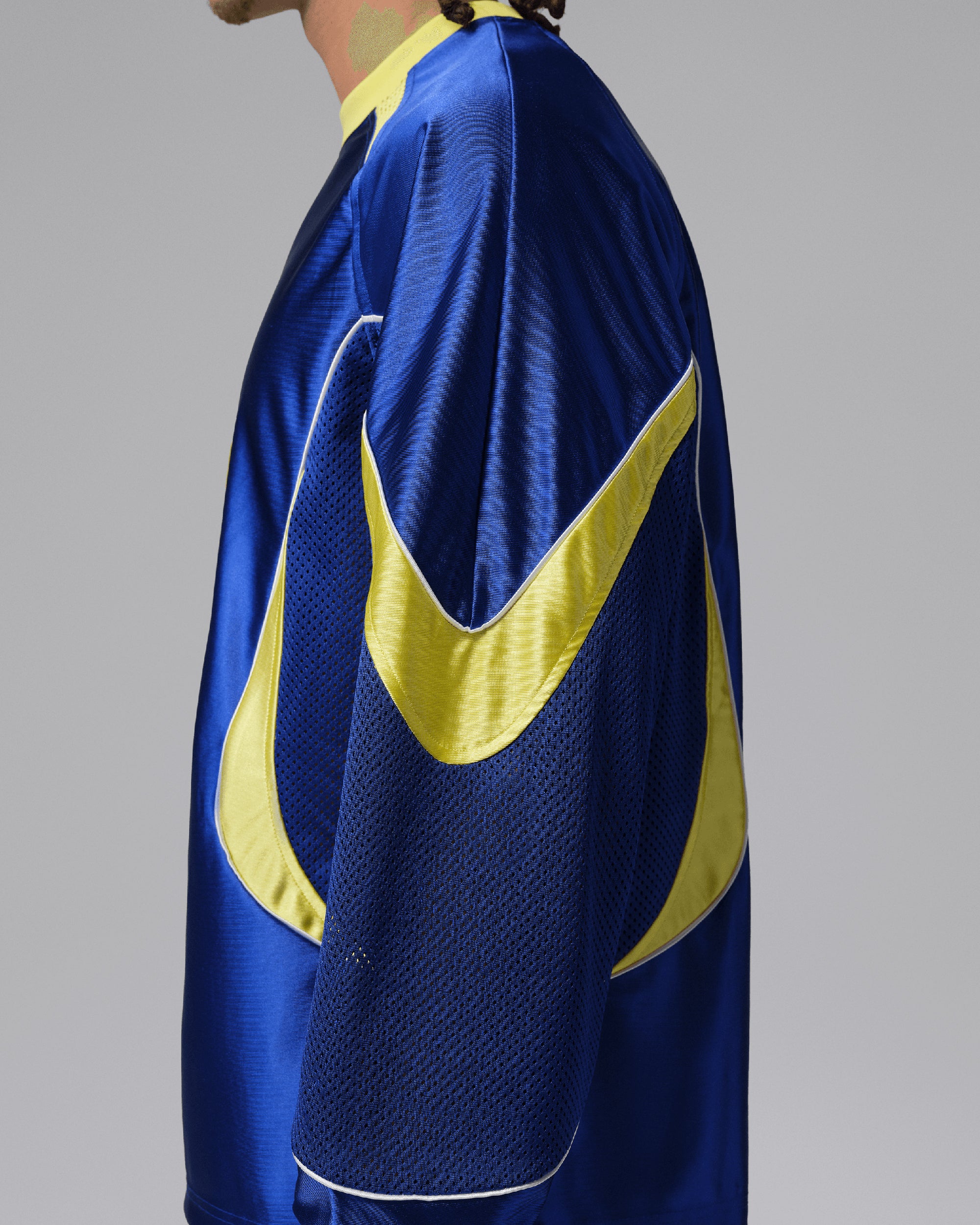 T-Shirts Jordan Brasil Goalkeeper Logo Long-Sleeved Relaxed Men's Jersey T-Shirt - IF3900-417