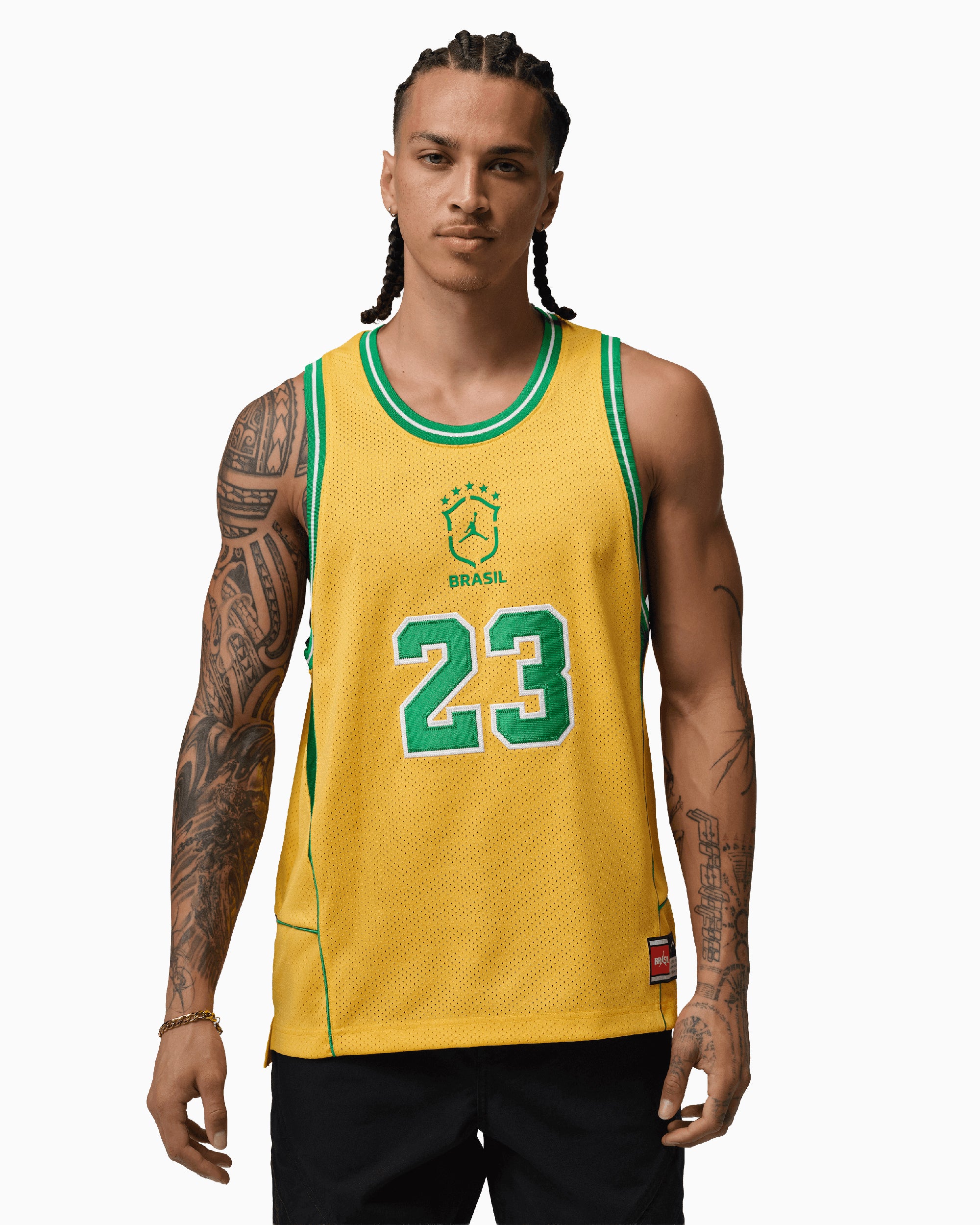 T-Shirts Jordan Brasil Logo Relaxed Men's Jersey T-Shirt - II5378-741
