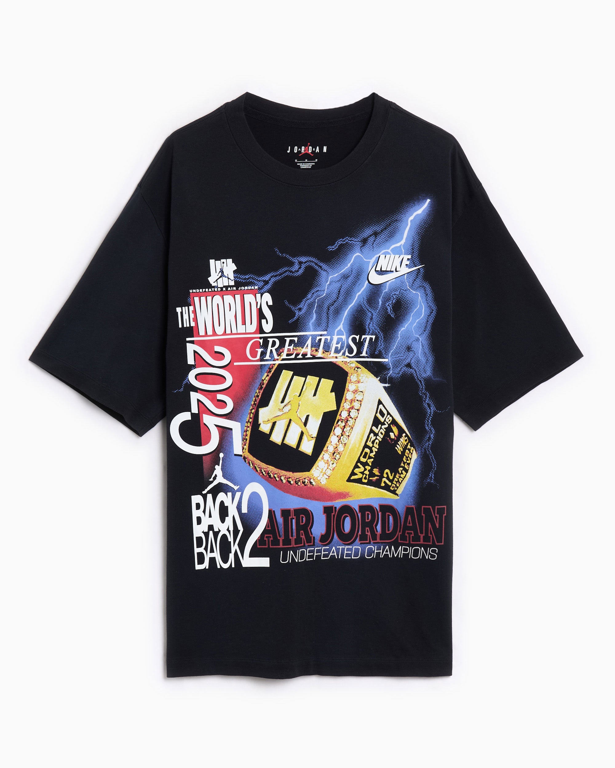 T-Shirts Jordan x UNDEFEATED Graphic Men's T-Shirt - IB6589-010