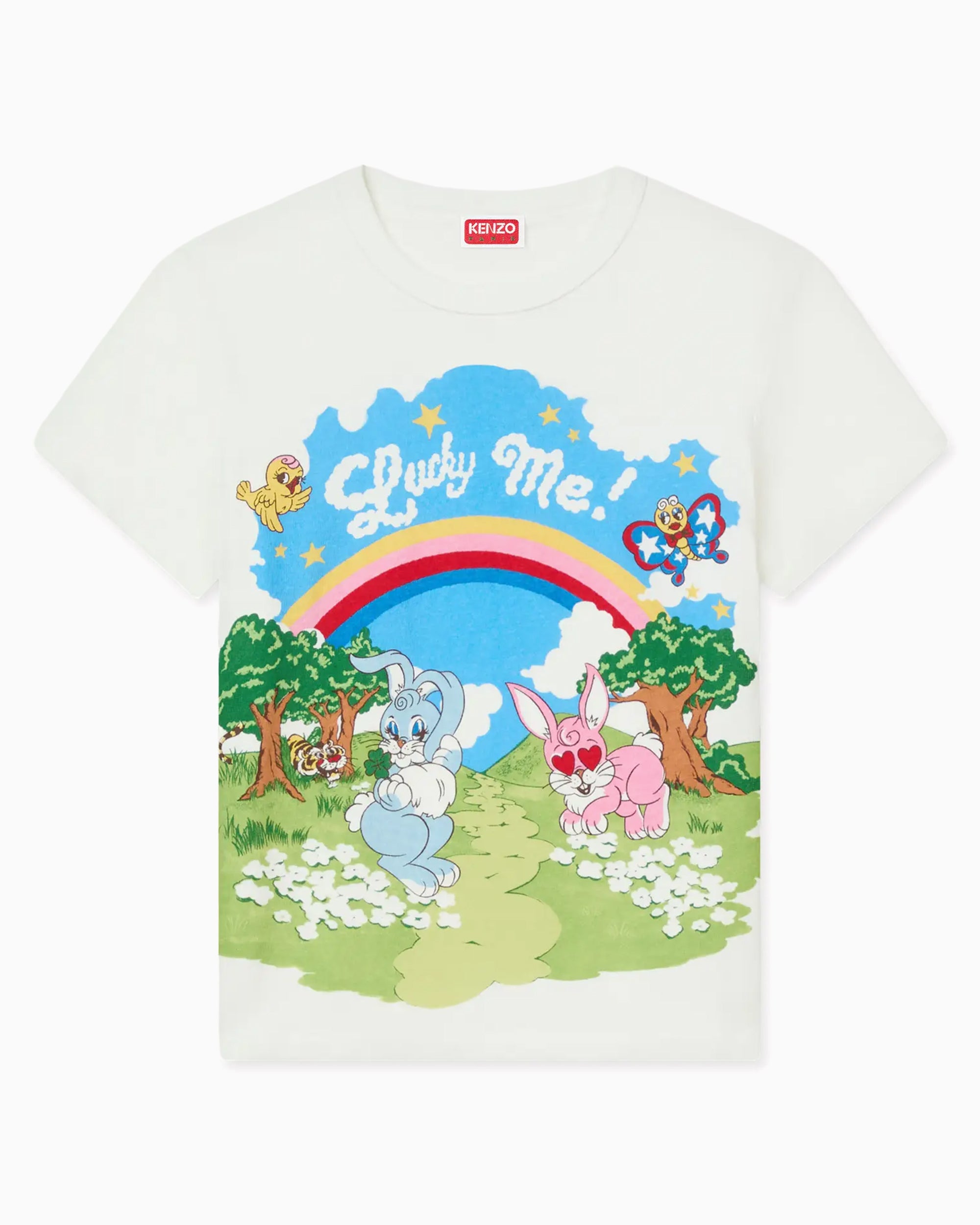 T-Shirts Kenzo "Cartoon" Graphic Men's T-Shirt - FG55TS2134SK-02