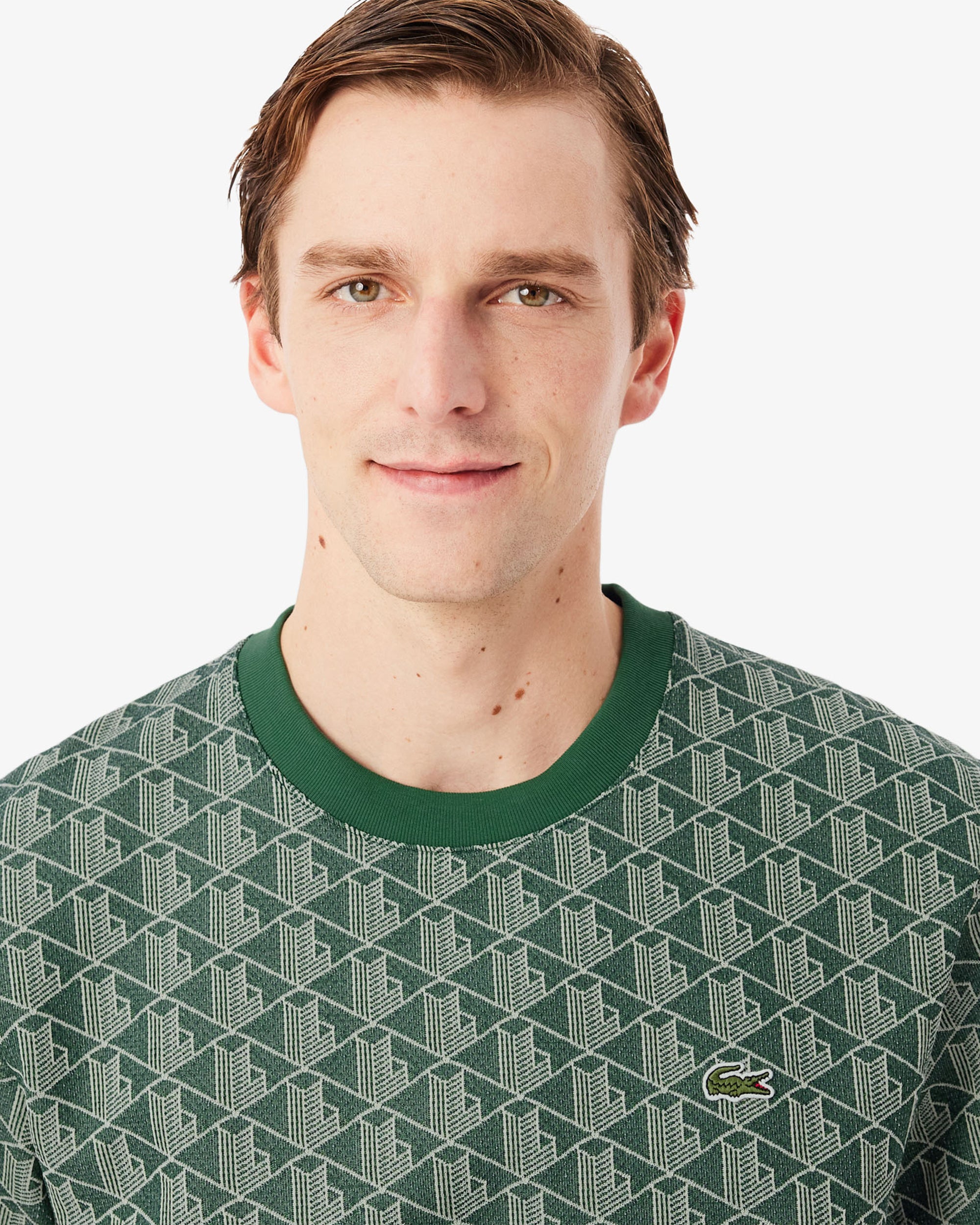 T-Shirts Lacoste Jacquard Graphic Men's T-Shirt - TH1197-00-D1R