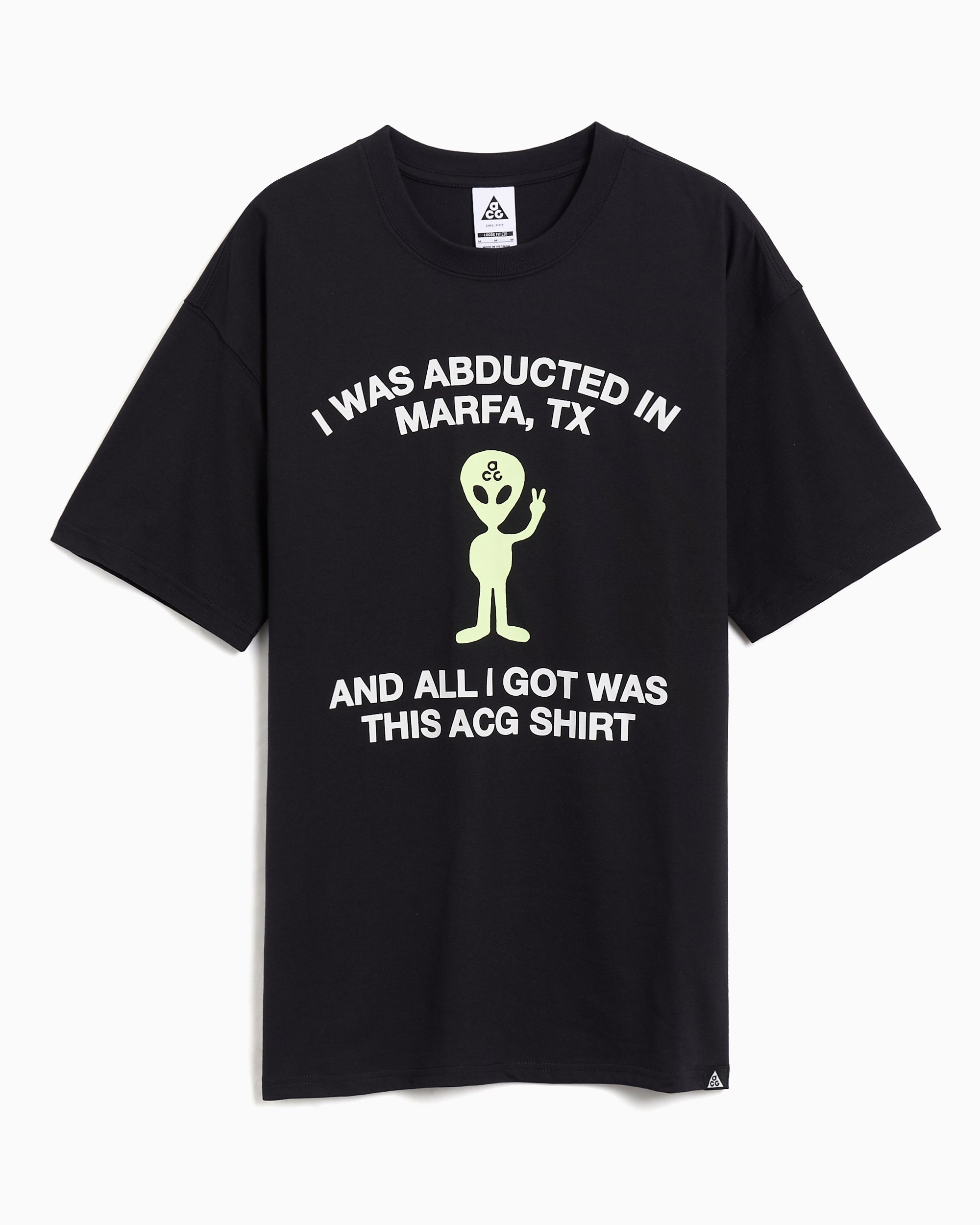 T-Shirts Nike ACG Alien Graphic Relaxed Men's T-Shirt - HV2168-010