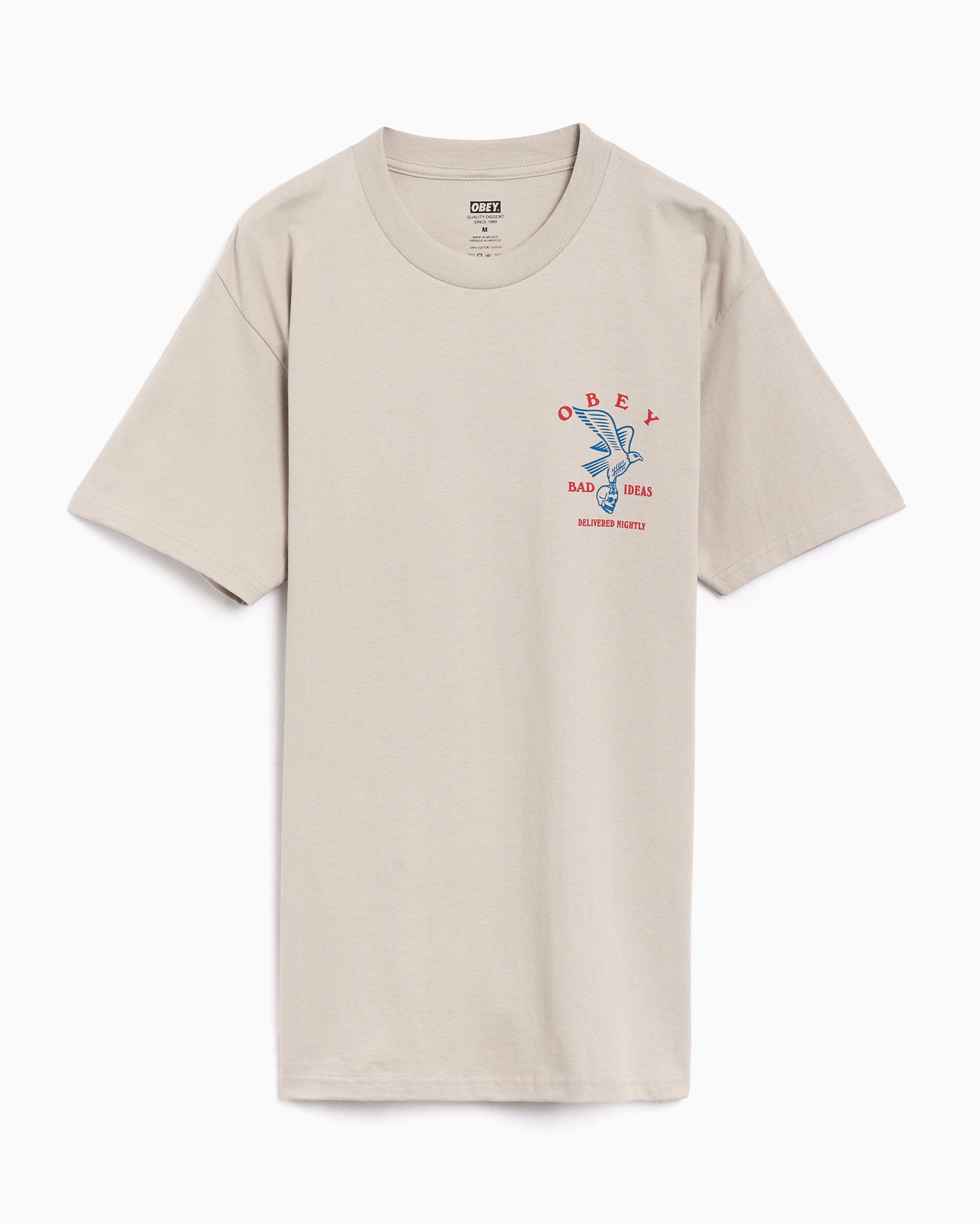 T-Shirts OBEY Clothing Bad Ideas Eagle Graphic Men's T-Shirt - 165264268-SIG