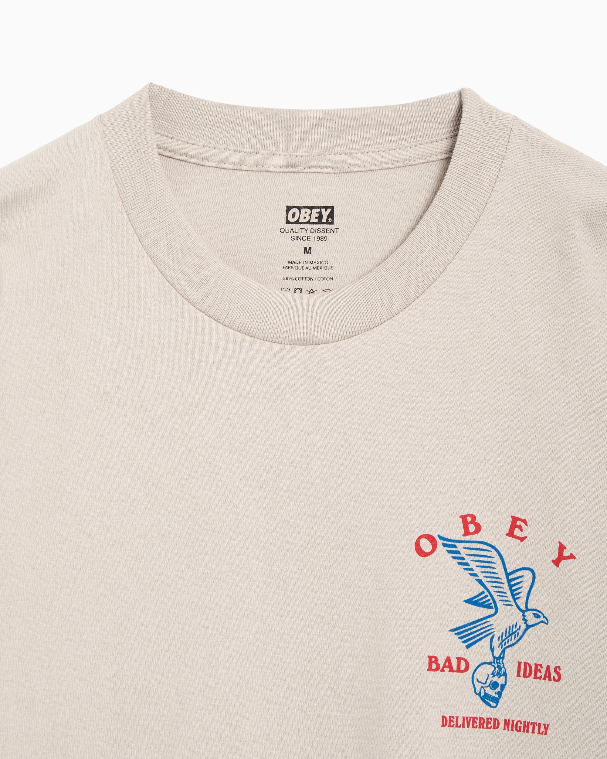 T-Shirts OBEY Clothing Bad Ideas Eagle Graphic Men's T-Shirt - 165264268-SIG