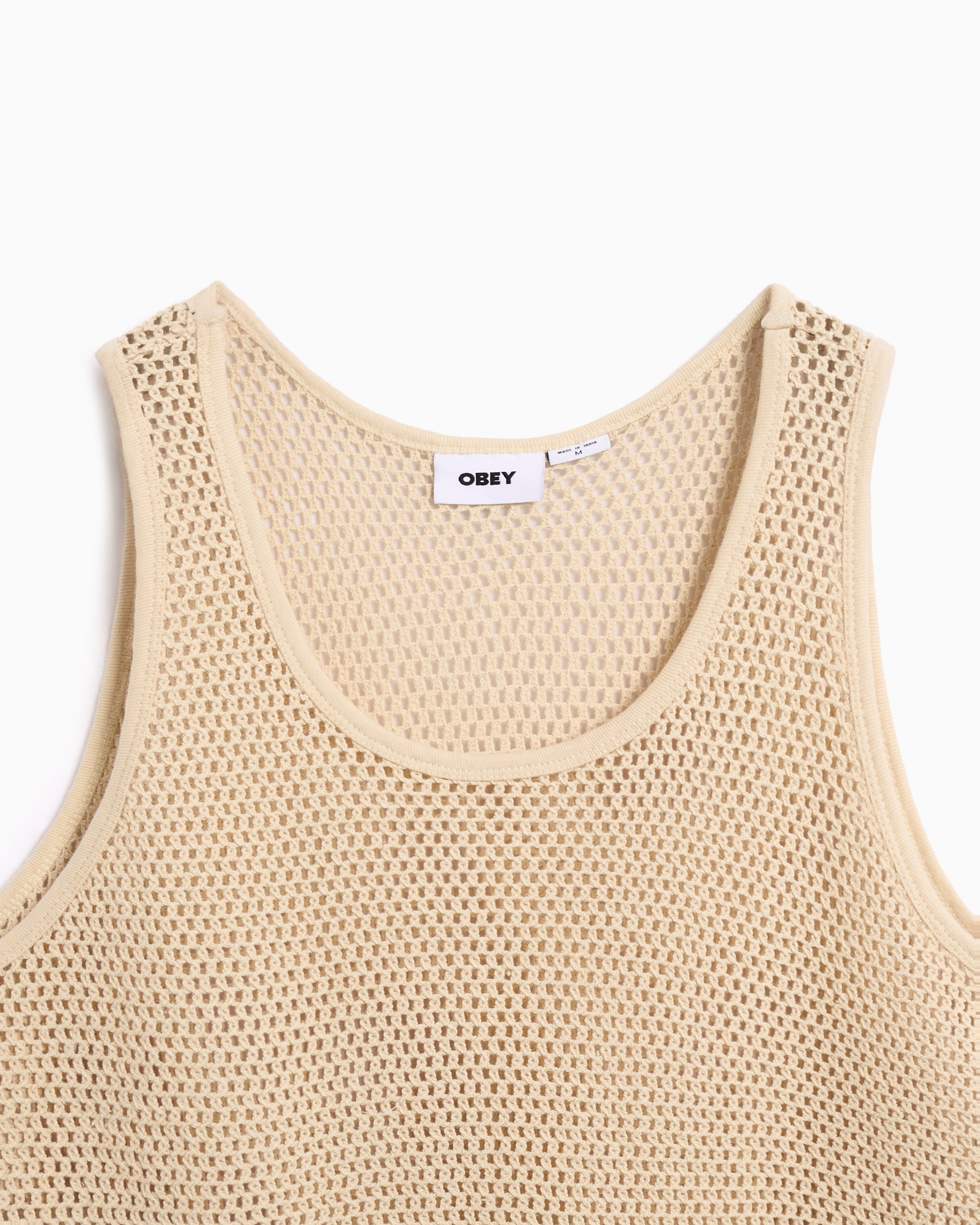 T-Shirts OBEY Clothing Morro Mesh Men's Tank Top - 134050062-WOA