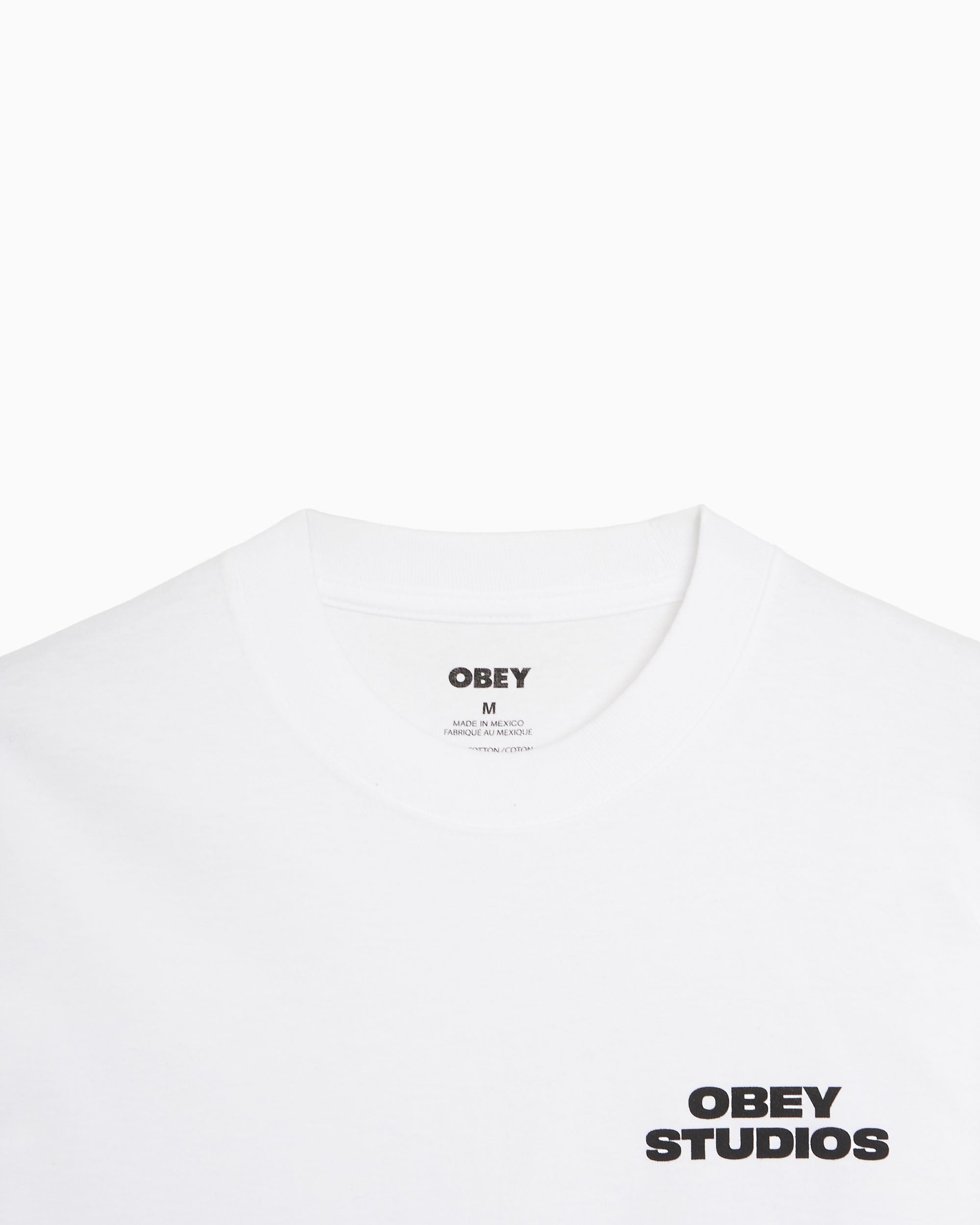 T-Shirts OBEY Clothing Sky Face Graphic Men's T-Shirt - 168024320-WHT