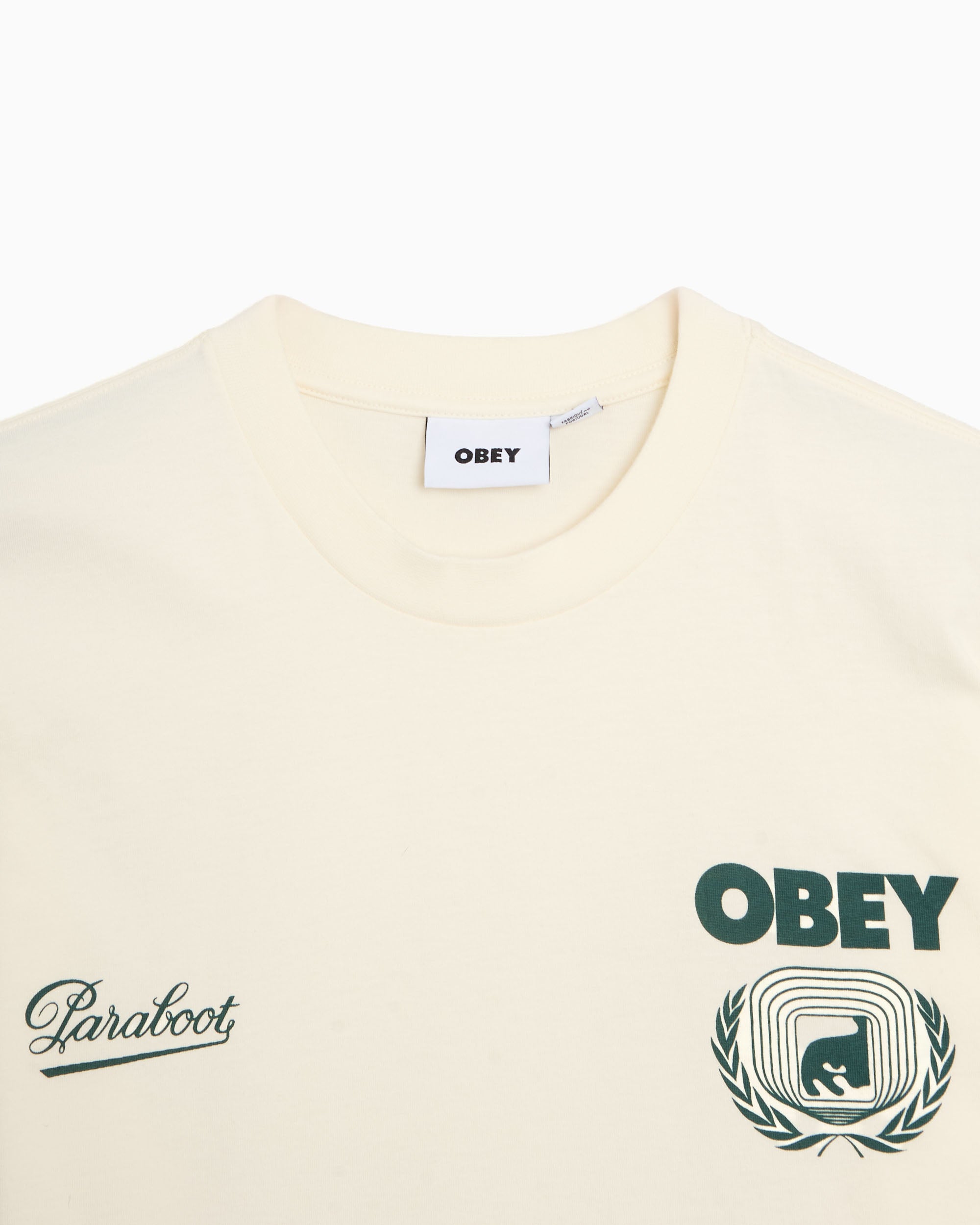 T-Shirts OBEY Clothing x Paraboot Kranks Logo Men's T-Shirt - 131080386-OFF