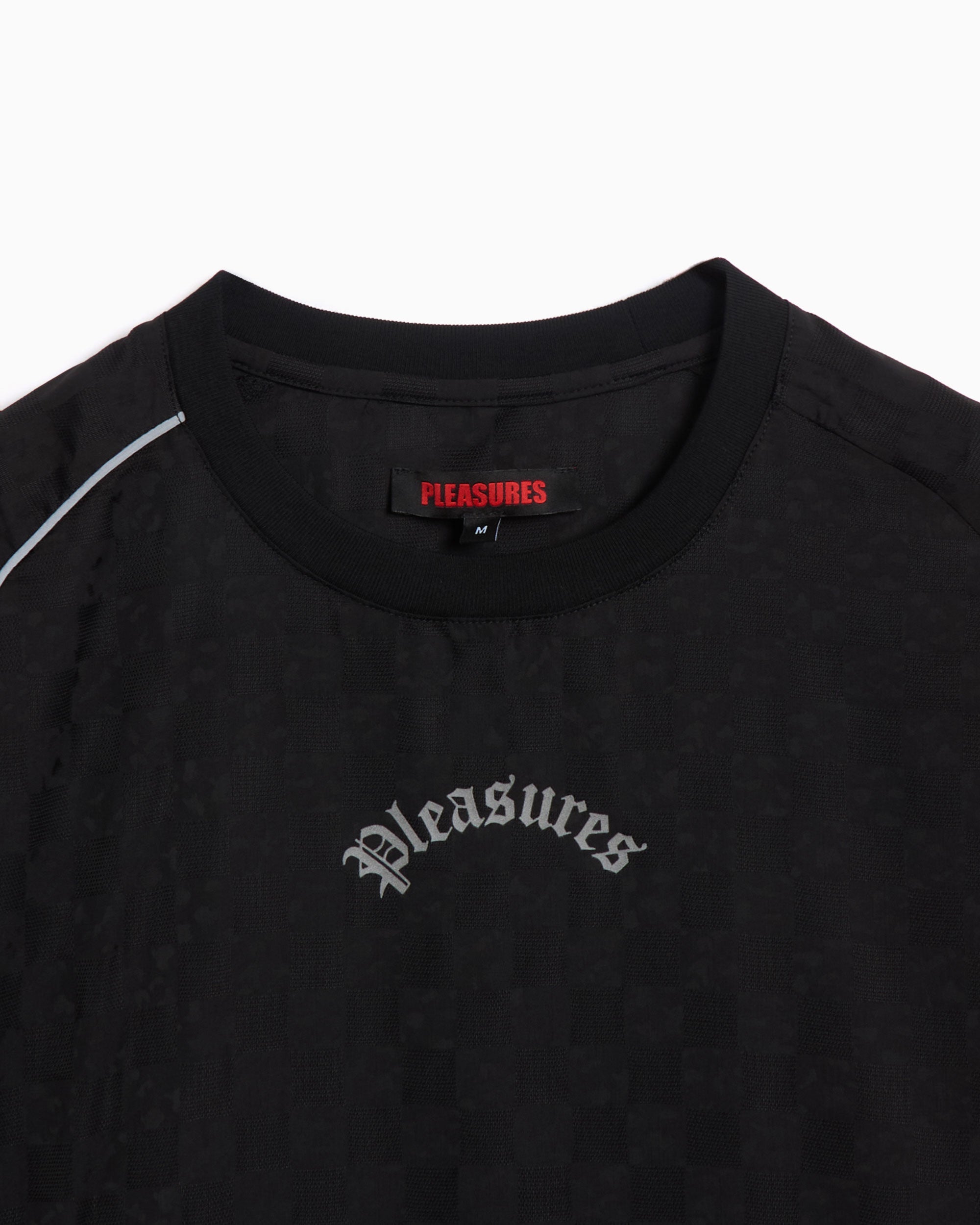 T-Shirts Pleasures Late Men's Short Sleeve Sport T-Shirt Men's T-Shirt - P25SP028-BLACK