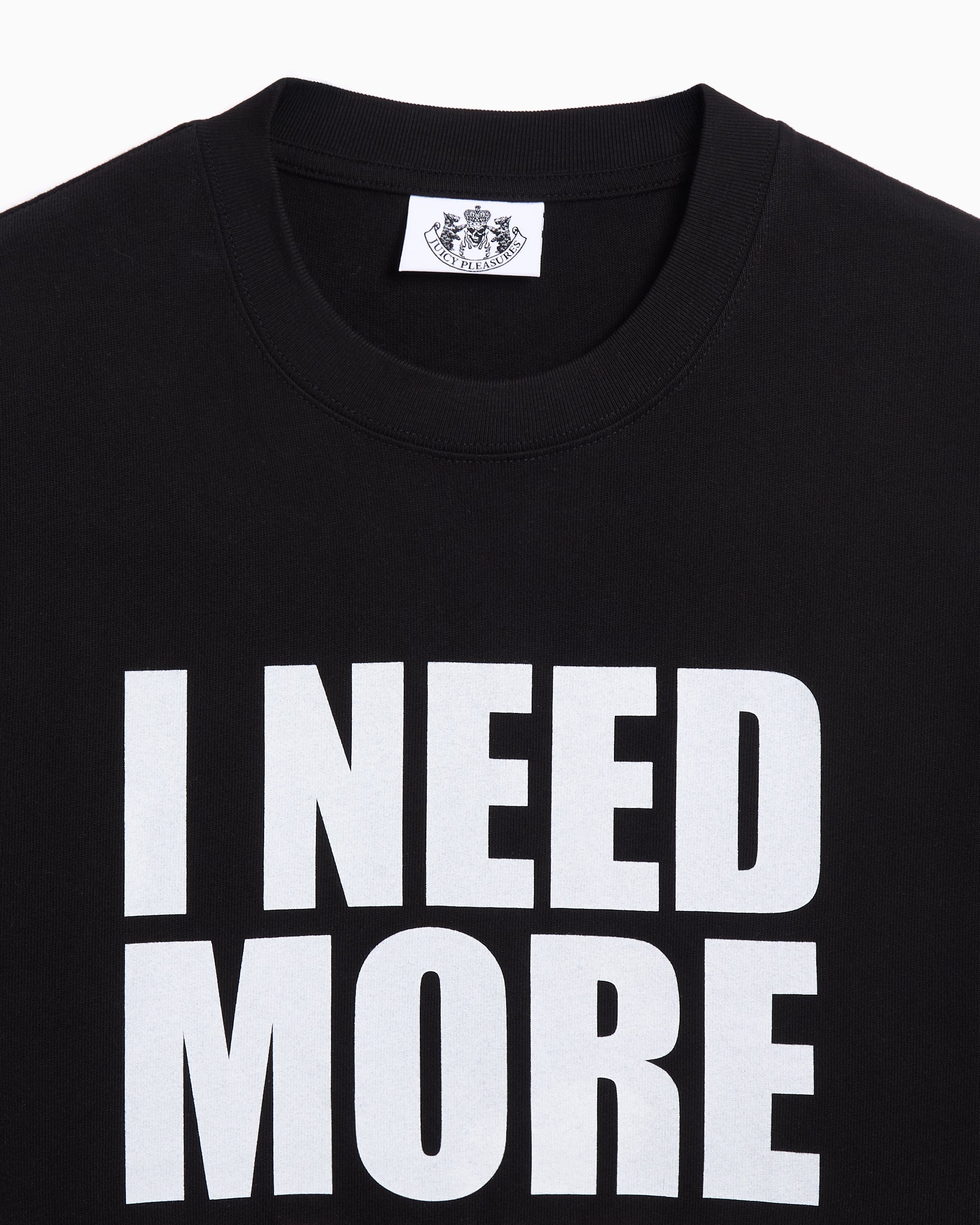 T-Shirts Pleasures x Juicy Couture Heavyweight Relaxed Men's T-Shirt - P25JC010-BLACK