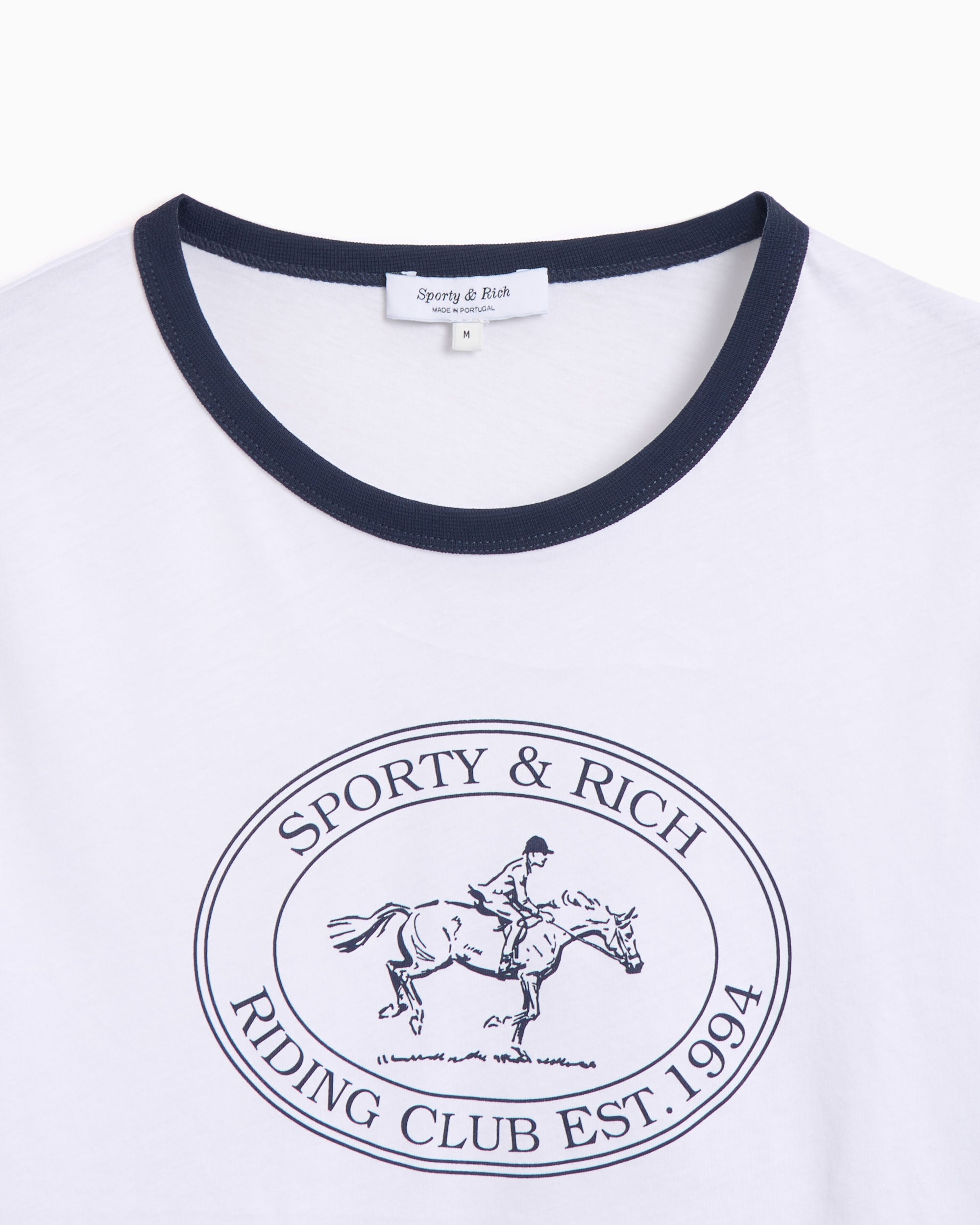 T-Shirts Sporty & Rich Anae Women's Serif Logo Skirt Women's T-Shirt - TO073612244WH01