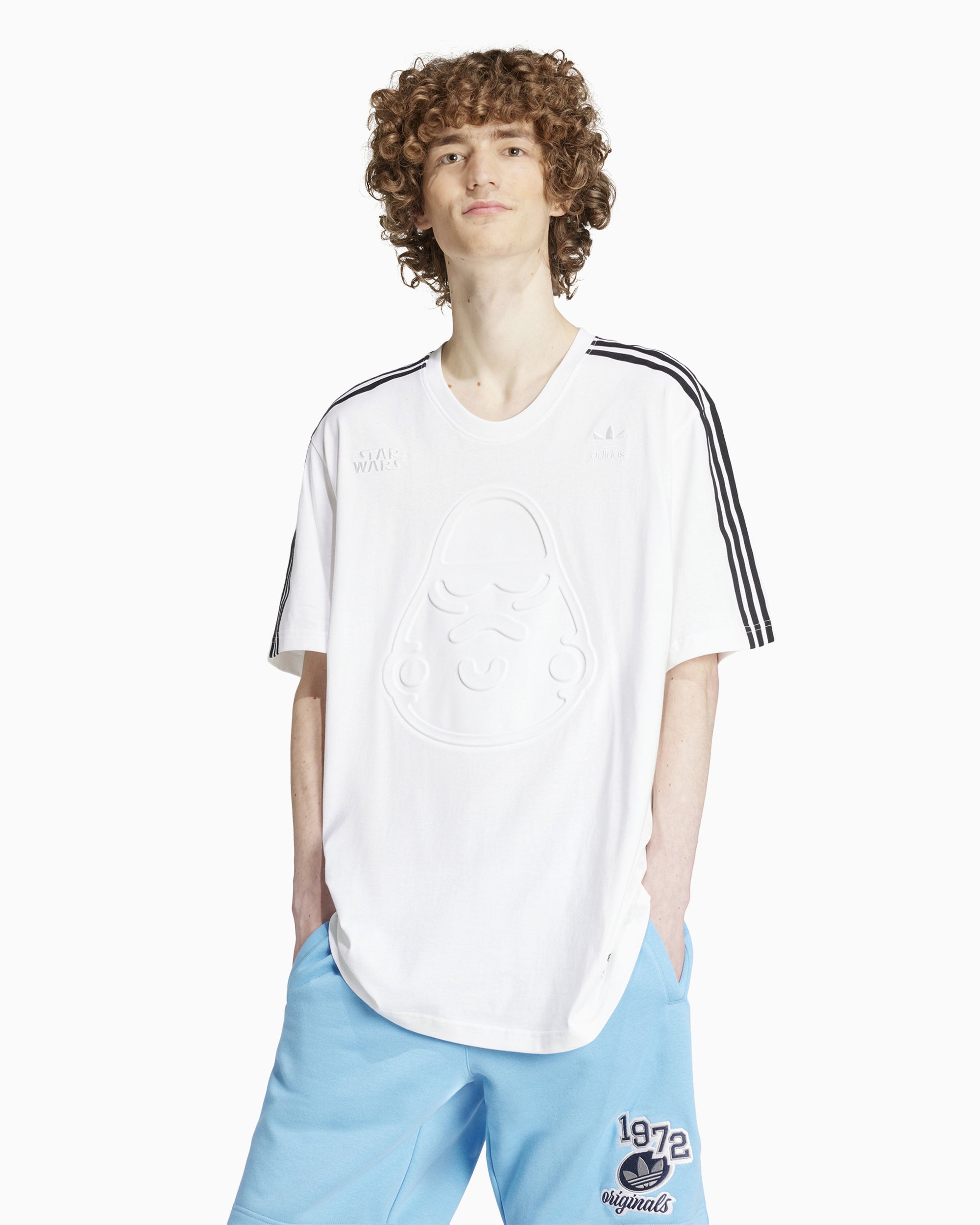 T-Shirts X Star Wars adidas Originals x Star Wars x Nanzuka Stormtrooper Men's T-Shirt Men's T-Shirt - IV9470