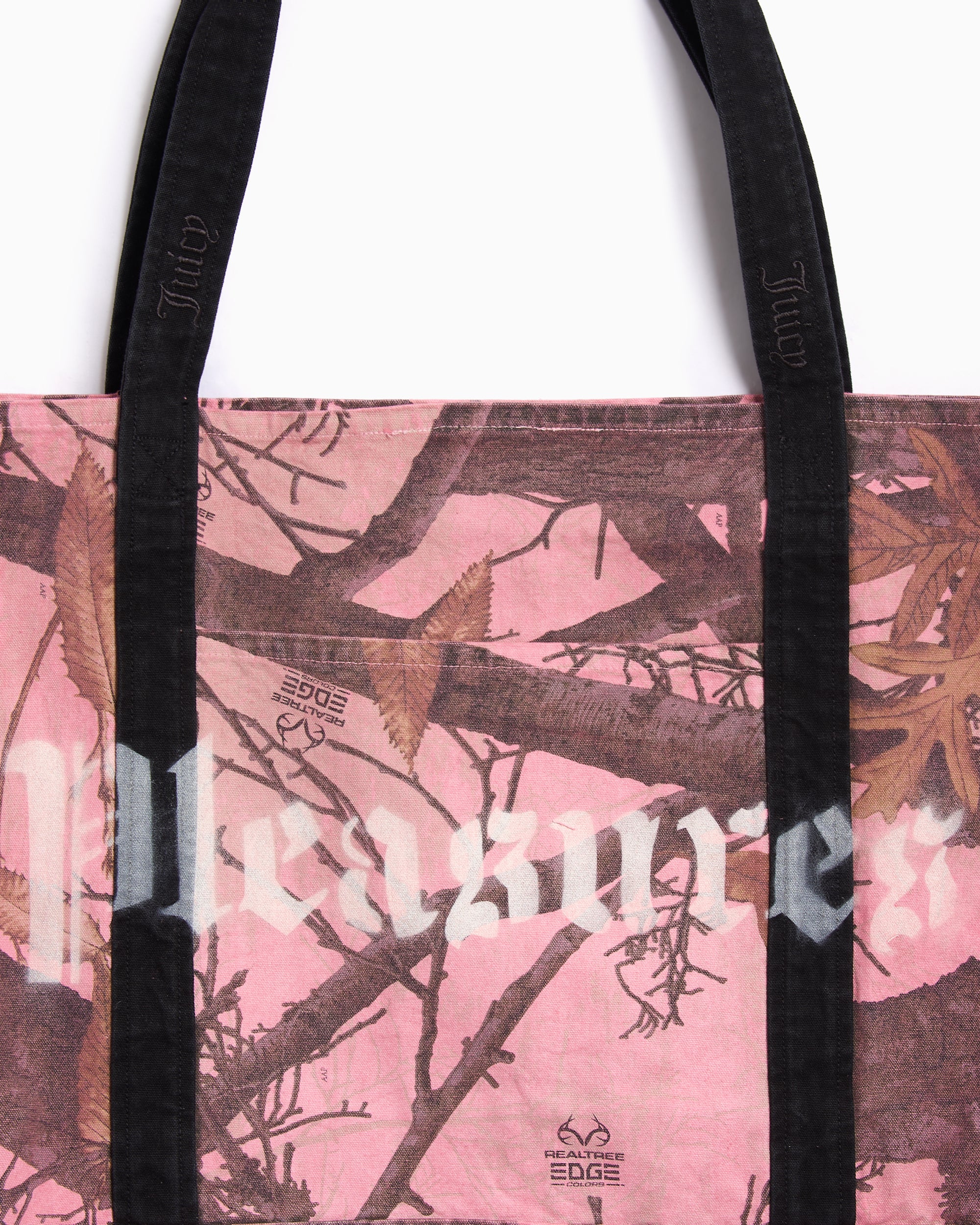 Tote Bags Pleasures x Juicy Couture Realtree Canvas Unisex Tote Bag - P25JC016-PINK
