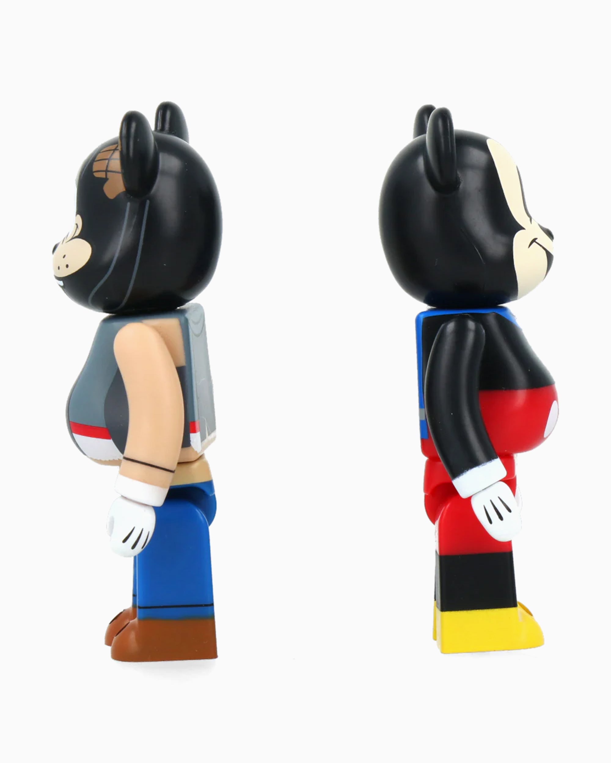 Art Toys Medicom Toy Be@rbrick Mickey Mouse & Goofy 100% - BBRCKMMG2PCS