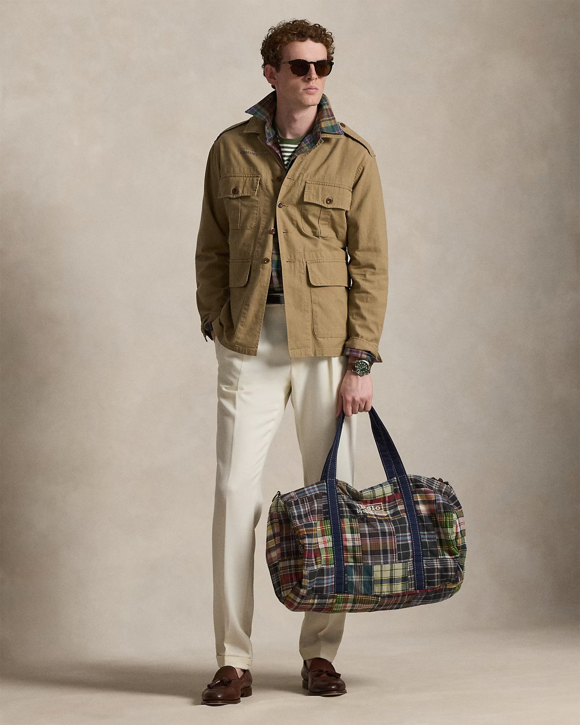 Backpacks and Suitcases Polo Ralph Lauren Madras Unisex Duffle Bag - 405P08090001