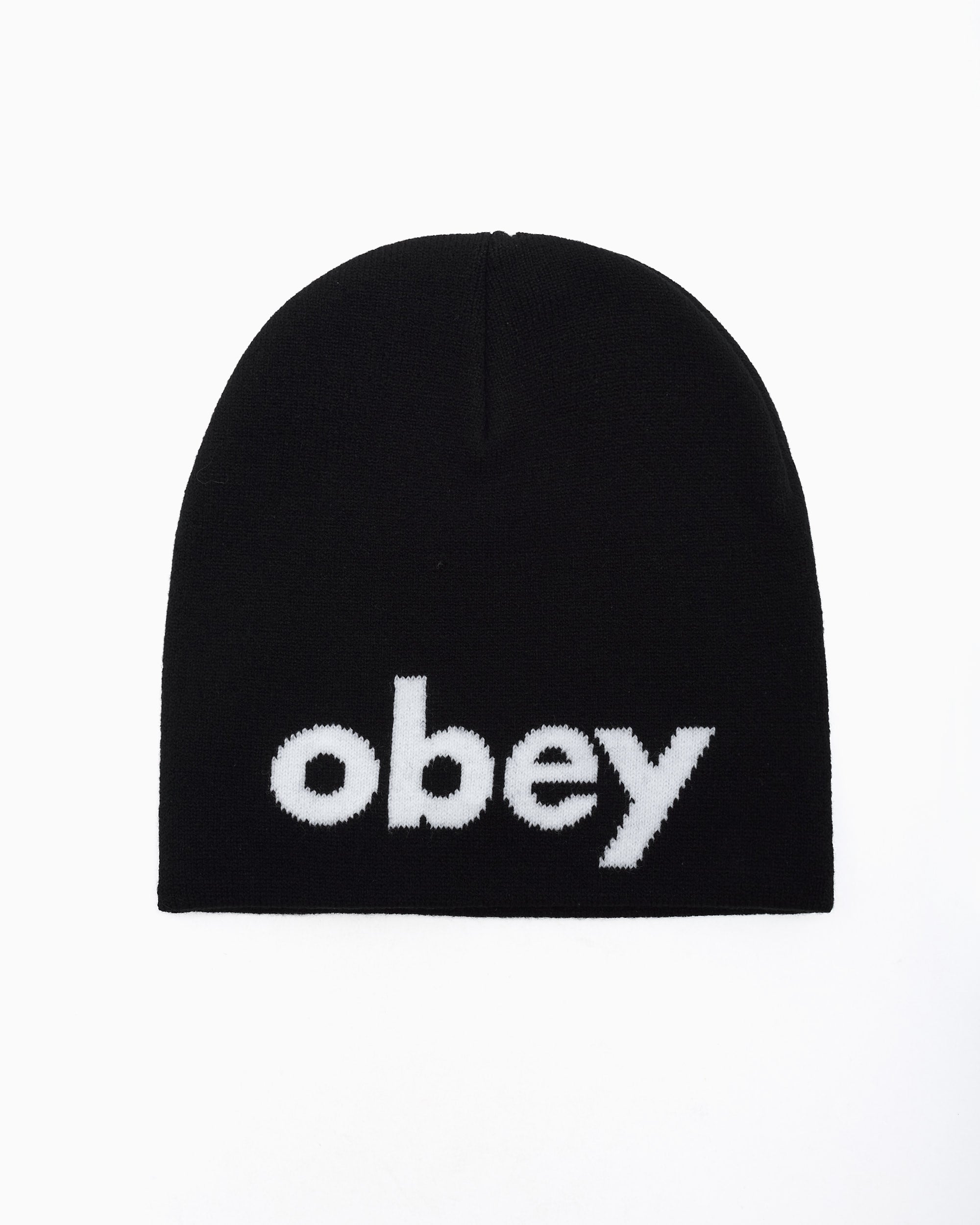 Beanies & Hats OBEY Clothing Lowercase Unisex Beanie - 100030191-BLK
