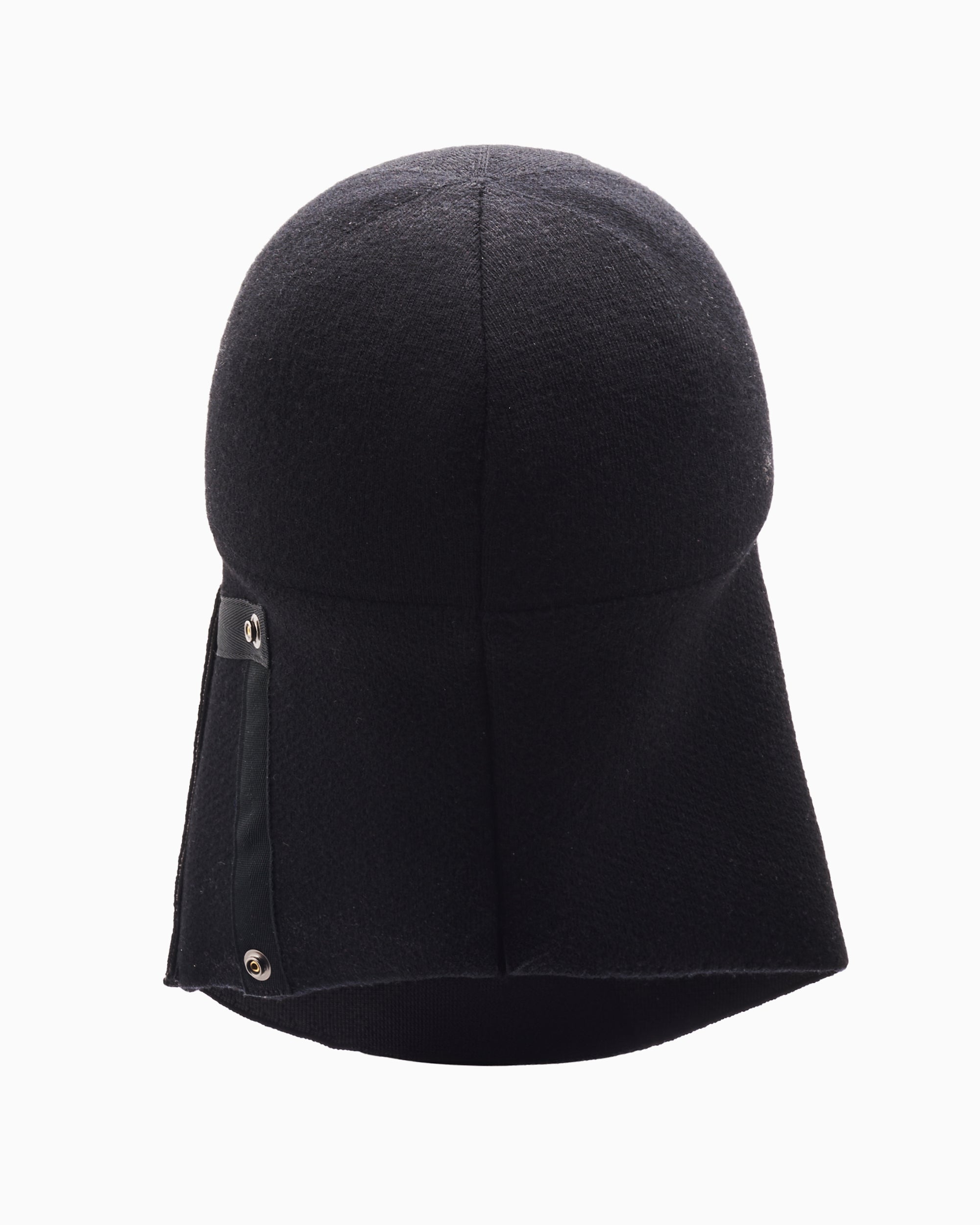 Caps CP Company Unisex Extrafine Merino Wool Visor Neck Cap Unisex Cap - 17CMAC298A005509A-999