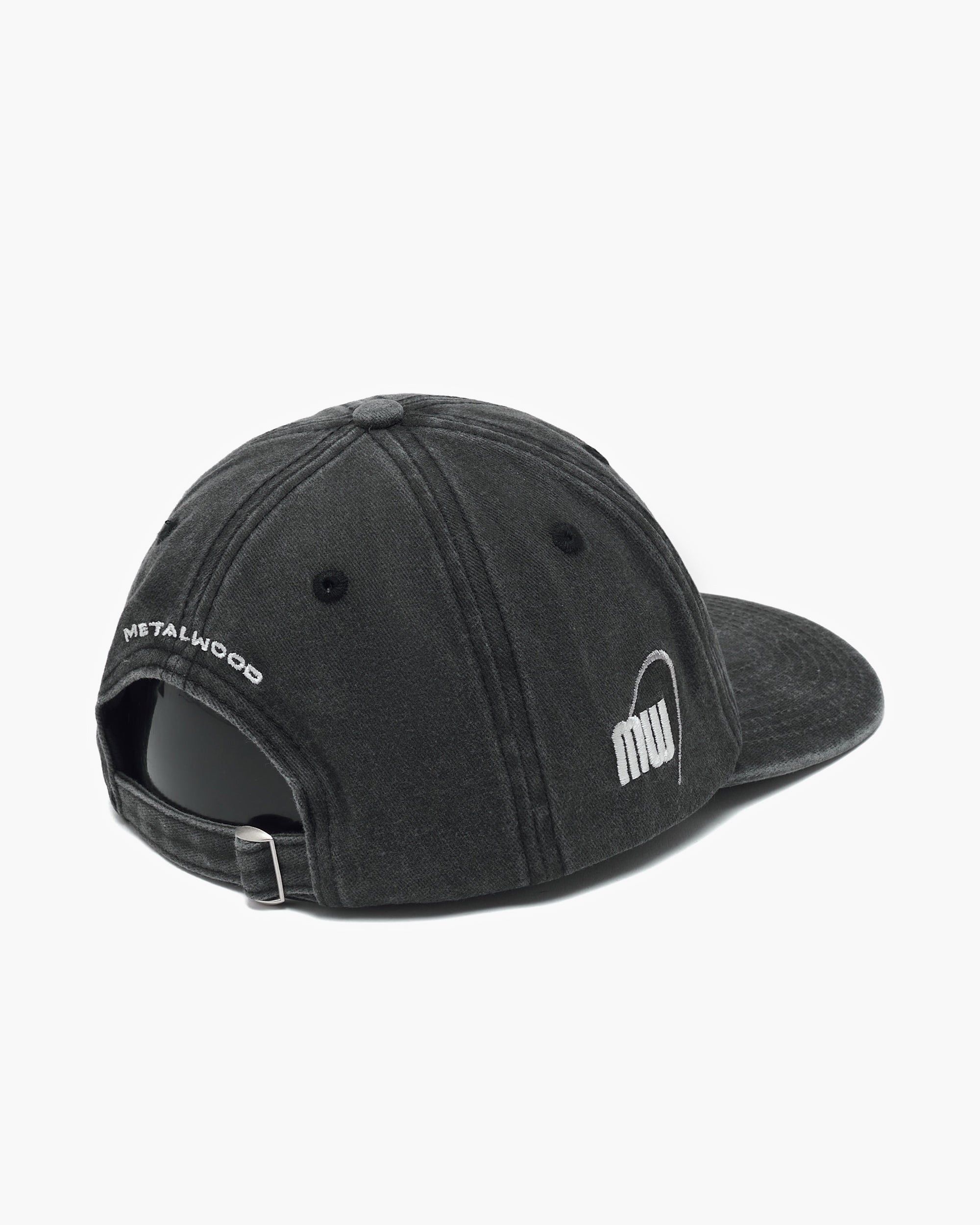 Caps Metalwood Studio Tour Sponsor 6-Panel Strapback Unisex Cap - MWS25-01-04-BLK
