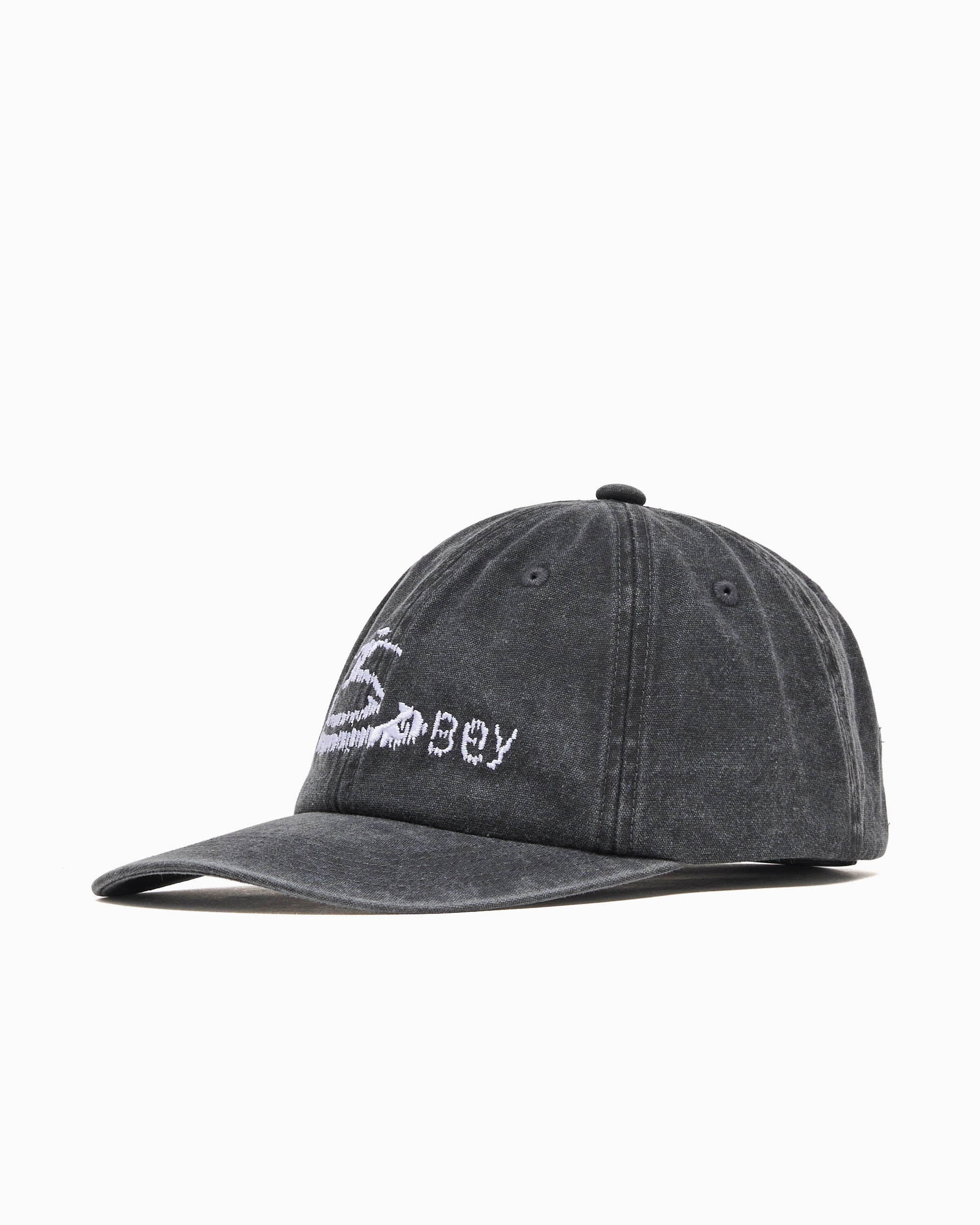 Caps OBEY Clothing Pigment Corp 6 PNL Unisex Cap - 100580419-BLK