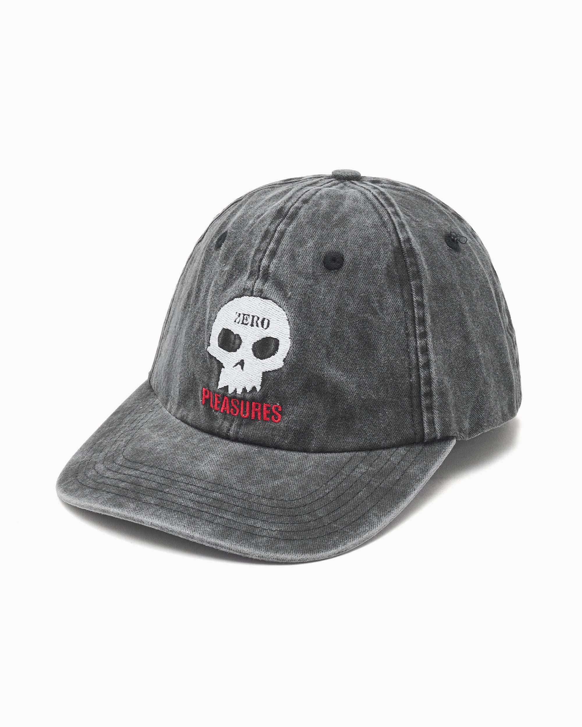 Caps Pleasures x Zero Skull Dad Unisex Cap - P26SPZ014-BLACK