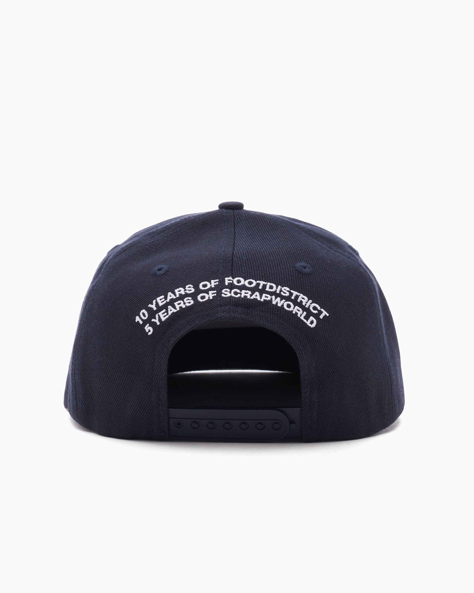 Caps X ScrapWorld FOOTDISTRICT x ScrapWorld Unisex Cap (+3 patches) Unisex Cap - FDSWCAP-BLUE