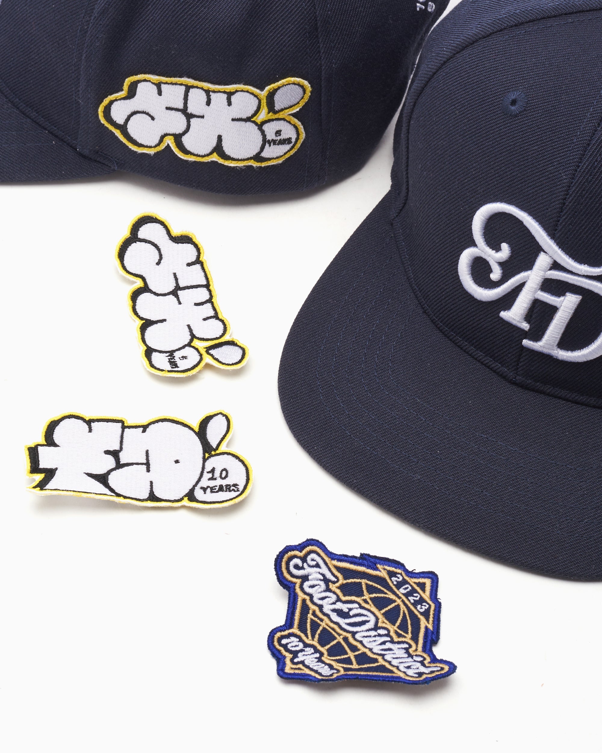 Caps X ScrapWorld FOOTDISTRICT x ScrapWorld Unisex Cap (+3 patches) Unisex Cap - FDSWCAP-BLUE