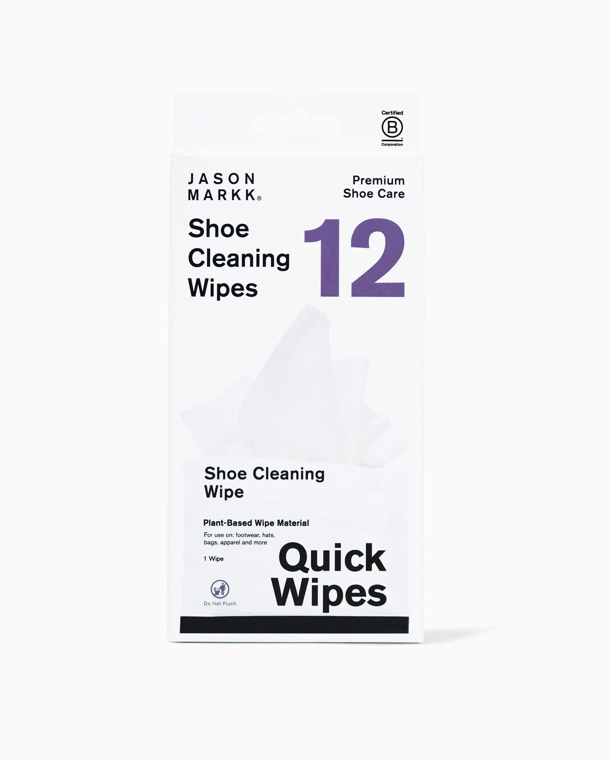 Cleaning & Care Jason Markk Quick Wipes Unisex Cleaning & Care (12 Pack) - JM130710