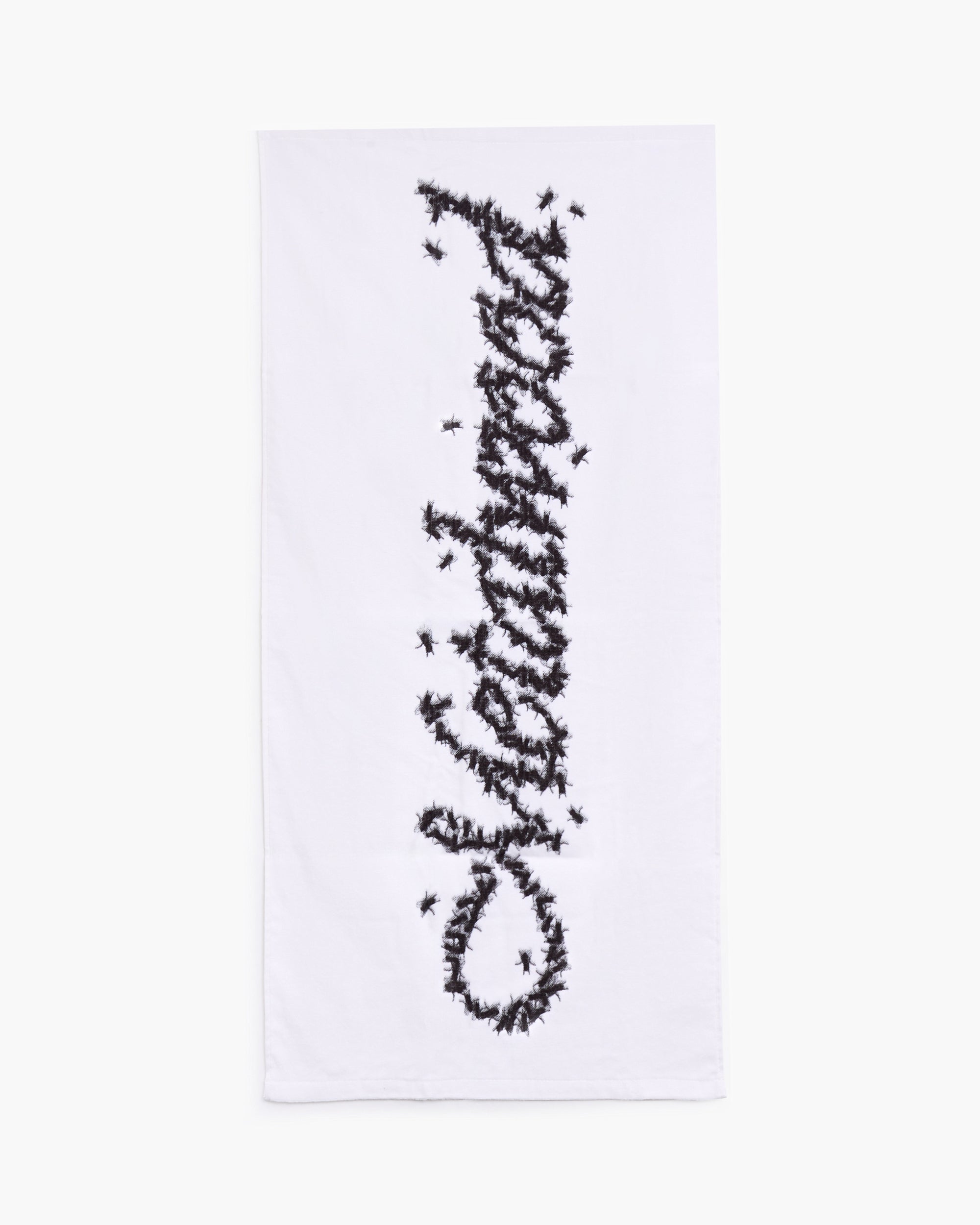 Decoration Metalwood Flies Caddie Towel - MWS25-10-04-WHT