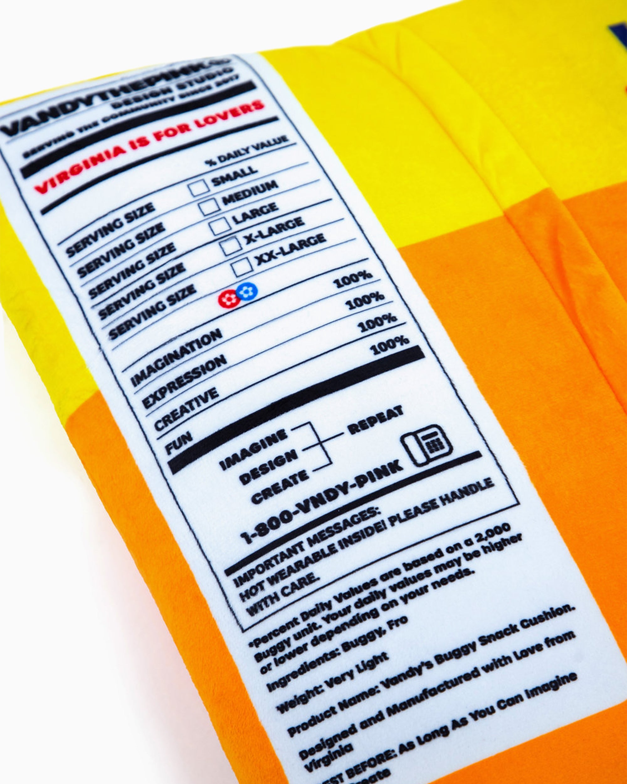 Decoration Vandy The Pink Snack Cushion - VD8024-100