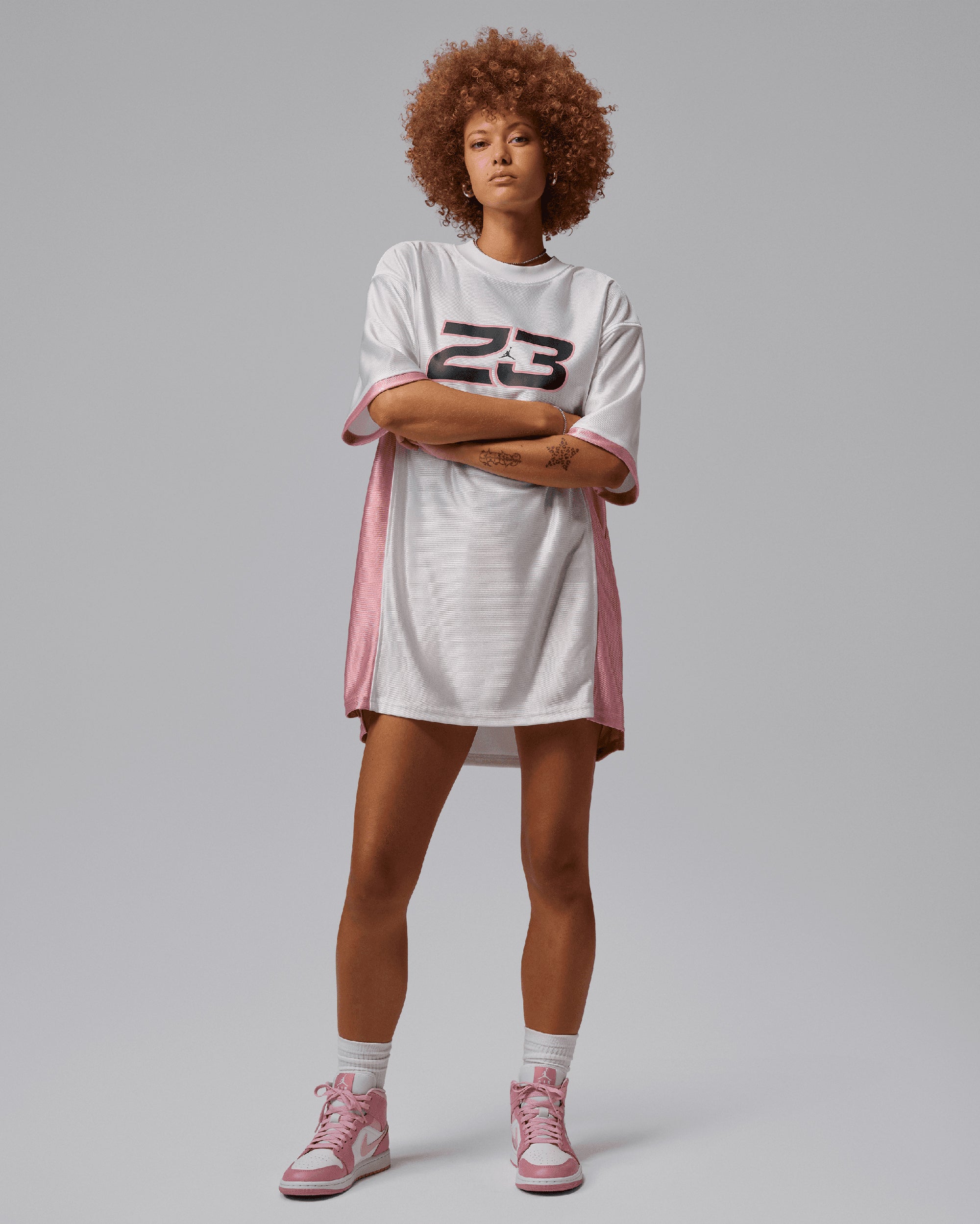 Dresses Jordan Jersey Logo Relaxed Women's Short Dress - IF1381-100