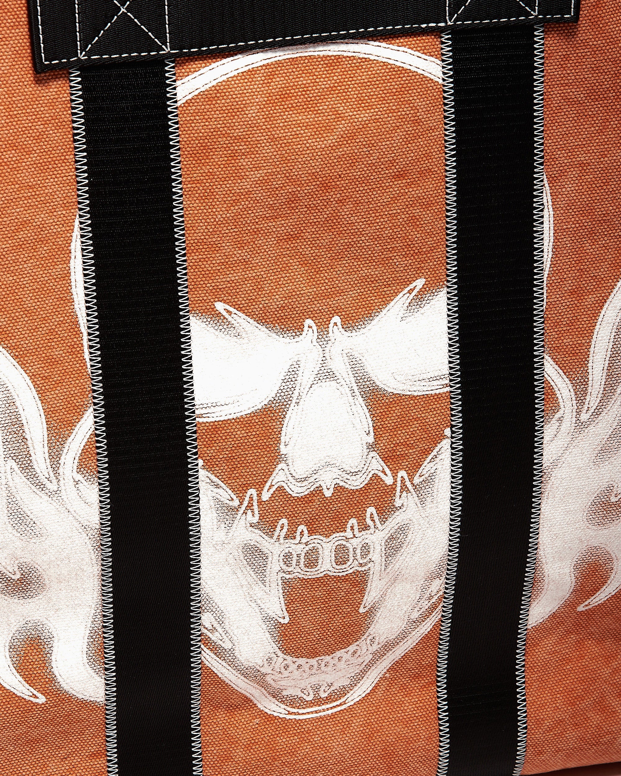 Handbags Heron Preston Flaming Skull Duffle Bag Unisex Bag - HMNL002S22FAB0012201