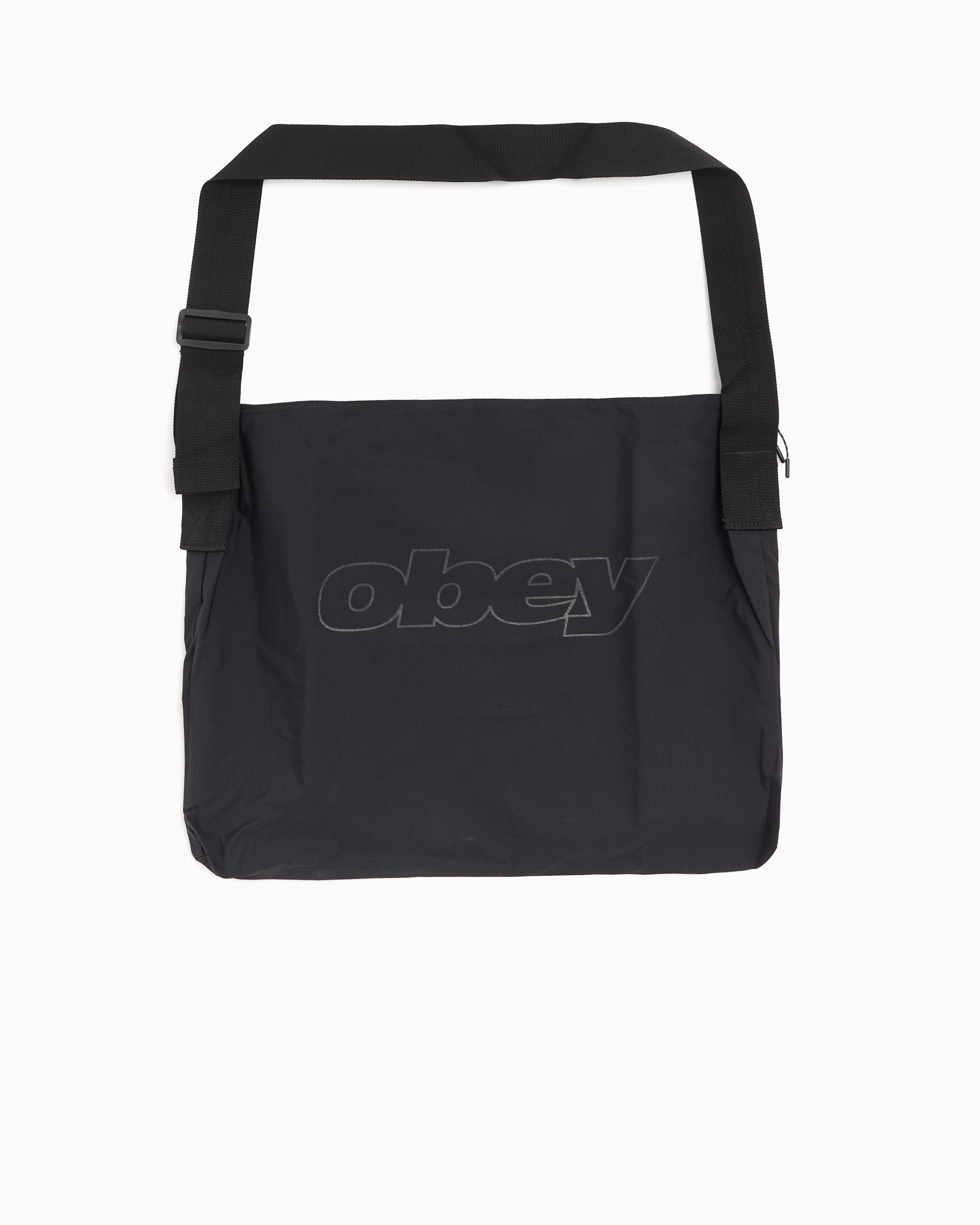 Handbags OBEY Clothing Explorer Messenger Unisex Shoulder Bag - 100010166-BLK