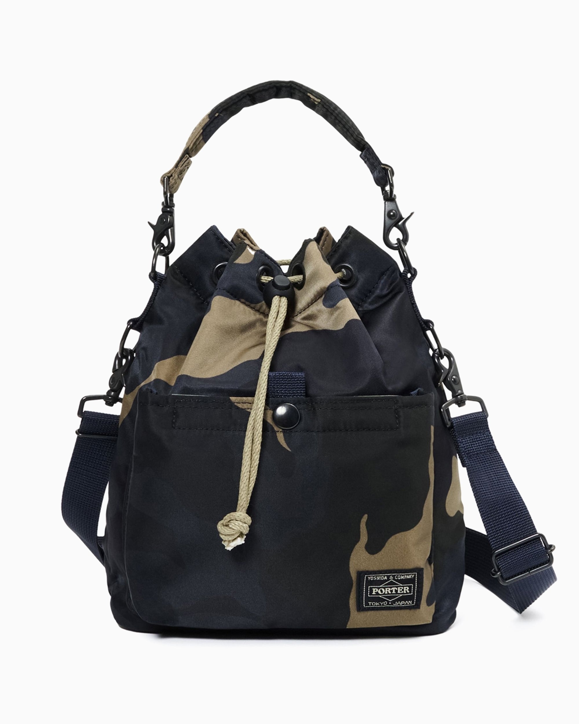 Handbags Porter-Yoshida & Co. Counter Shade Balloon Unisex Shoulder Bag - 381-18191-WOODLANDKHAKI