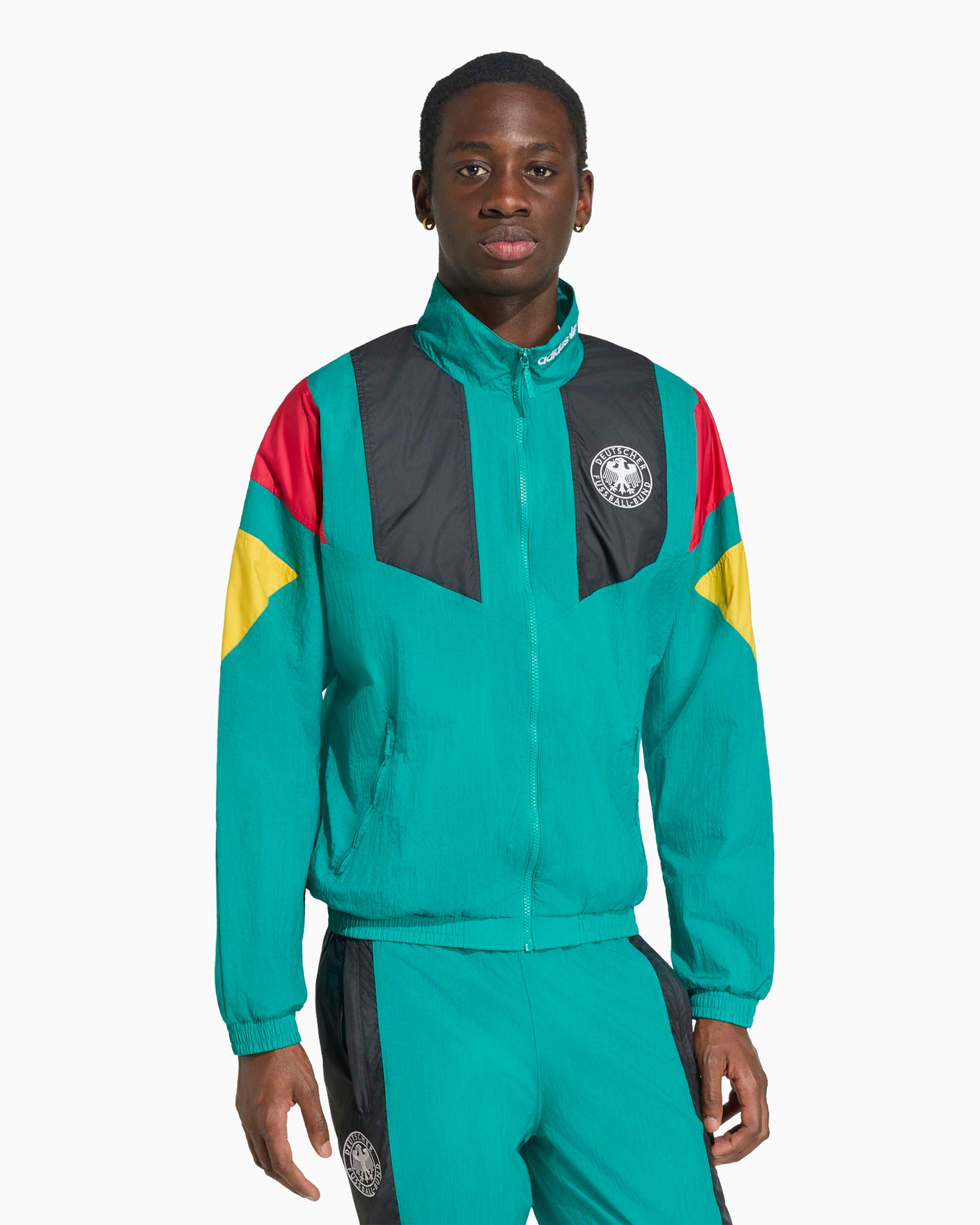 Jackets Coats adidas Originals EQT Germany Football Logo Relaxed Men's Track Jacket - KG2281