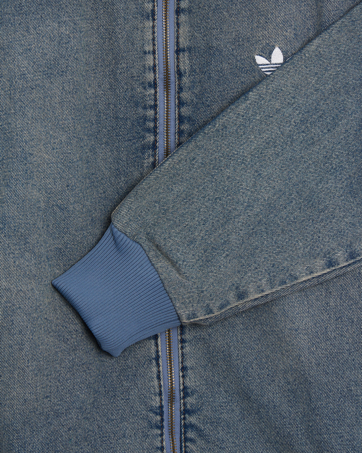 Jackets Coats adidas Originals Firebird Adicolor Denim Logo Relaxed Men's Track Jacket - KS4970