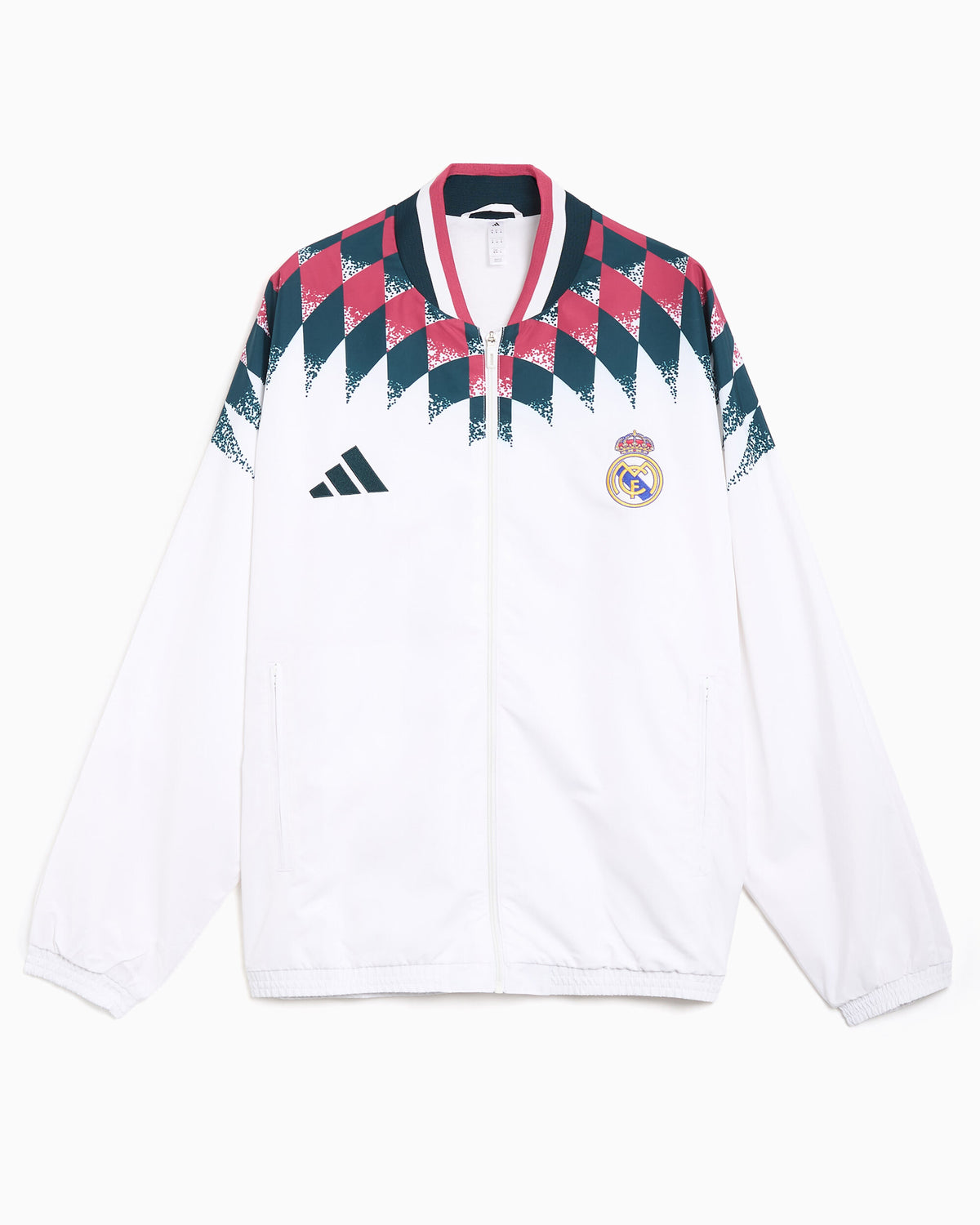 Jackets Coats adidas Originals Real Madrid C.F. Stadium Logo Relaxed Men's Track Jacket - KG2956