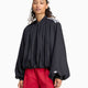 adidas Originals Oversize gerimpeld zijde Lichte Jas voor dames