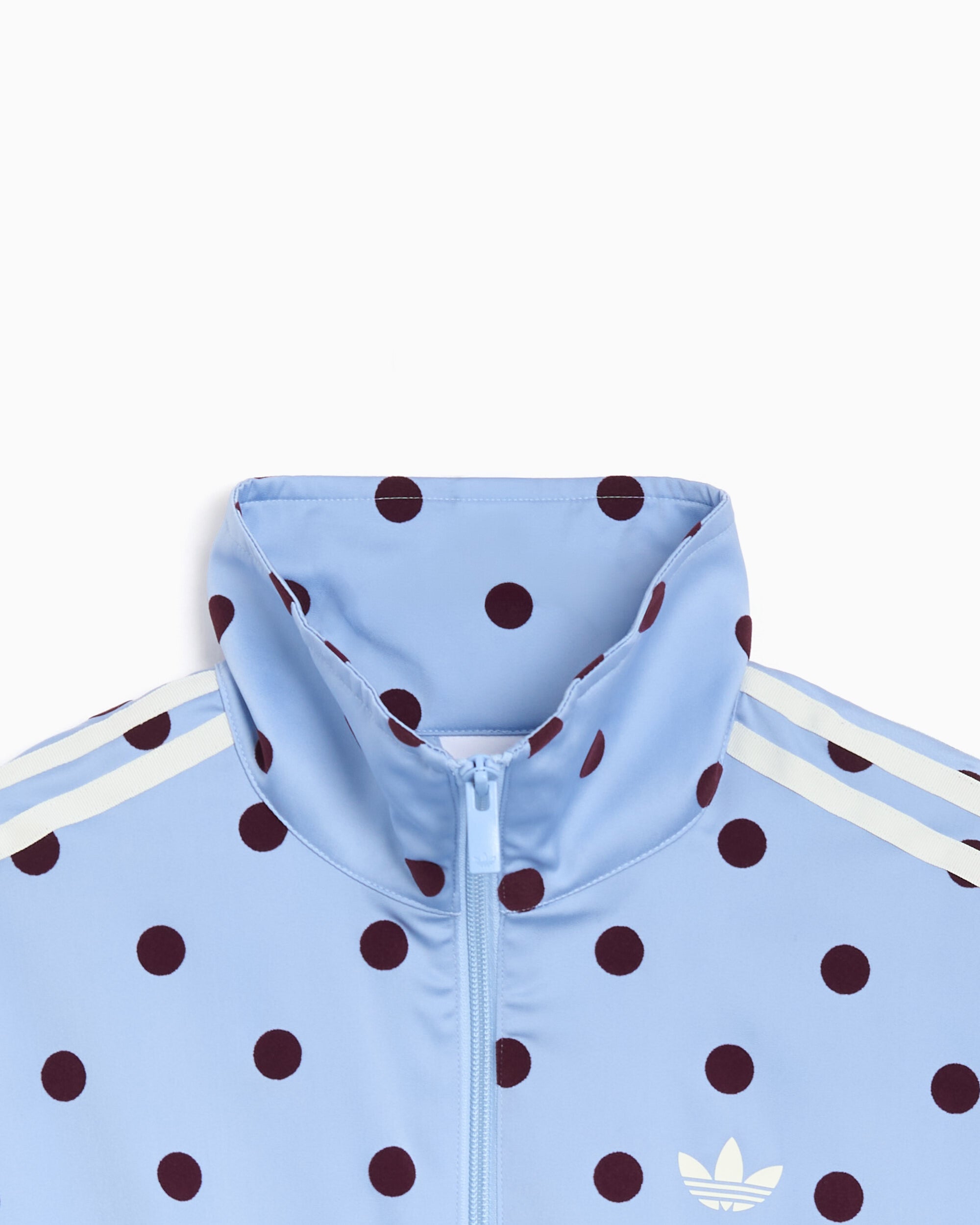 Jackets Coats adidas Originals Satin Polka Dots Crop Women's Track Jacket - KV1167