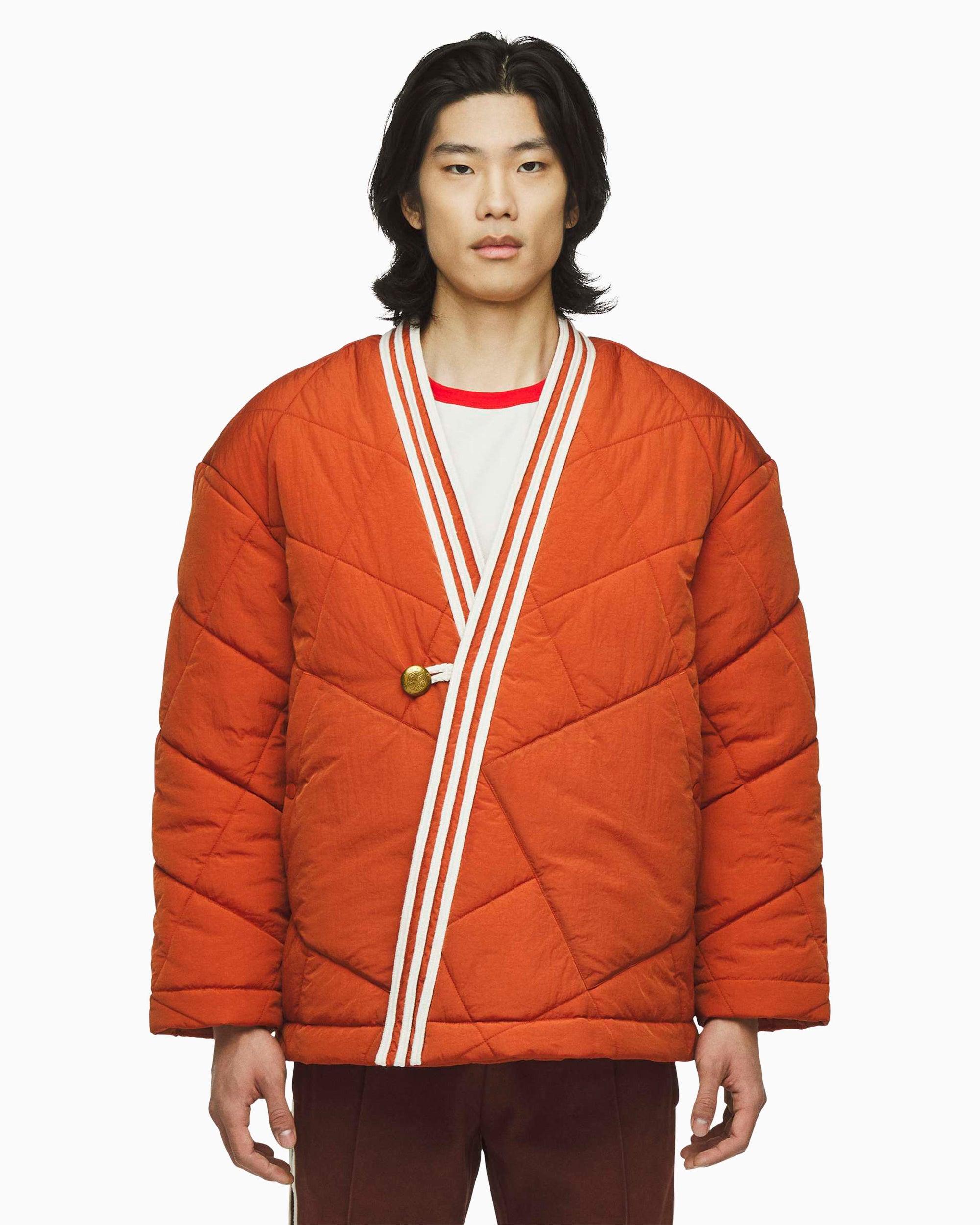 Jackets Coats adidas Originals x CLOT Wrap Relaxed Unisex Quilted Jacket - KD4030