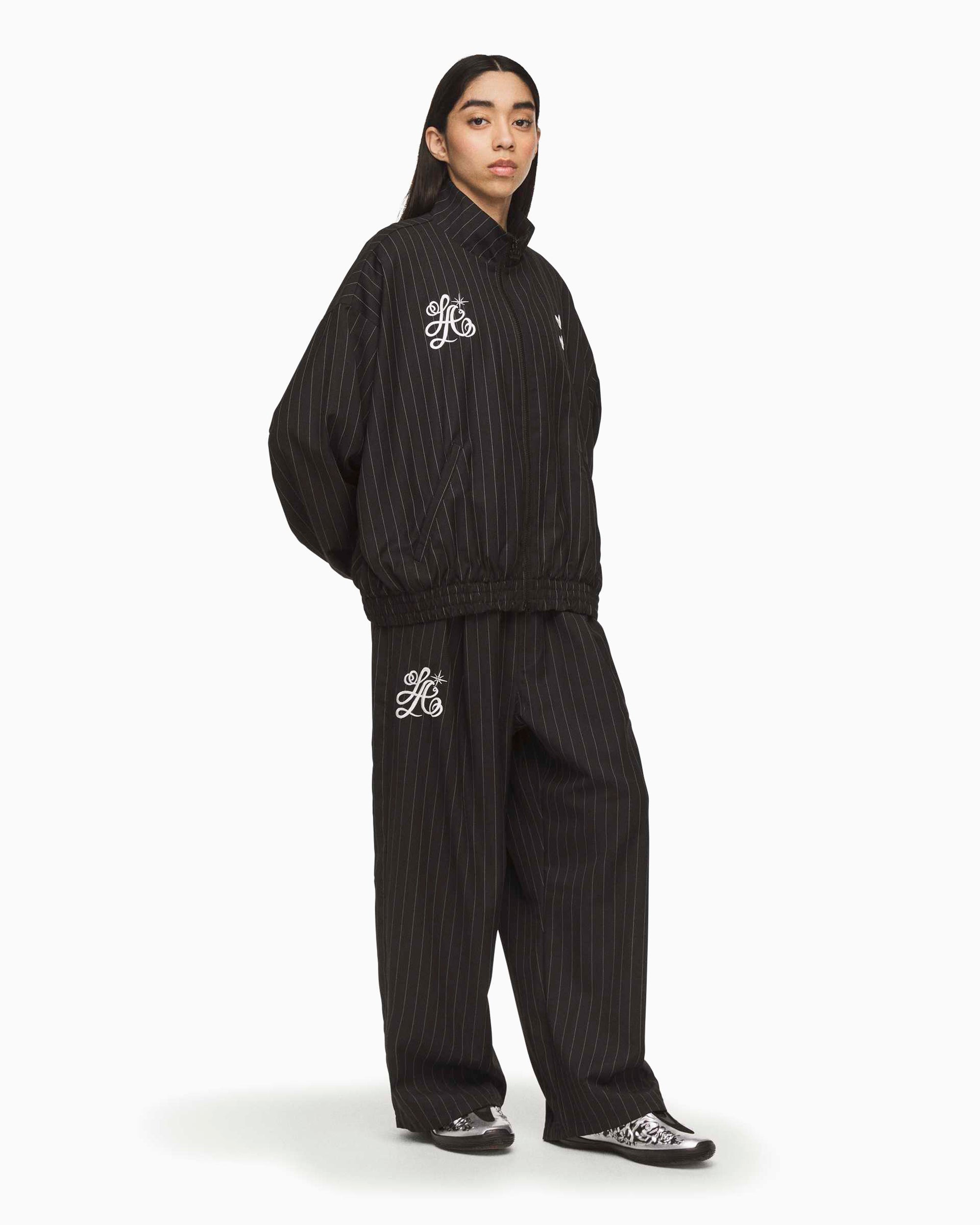 adidas Originals x Willy Chavarria Pinstripe Boxy gestreept Trainingsj