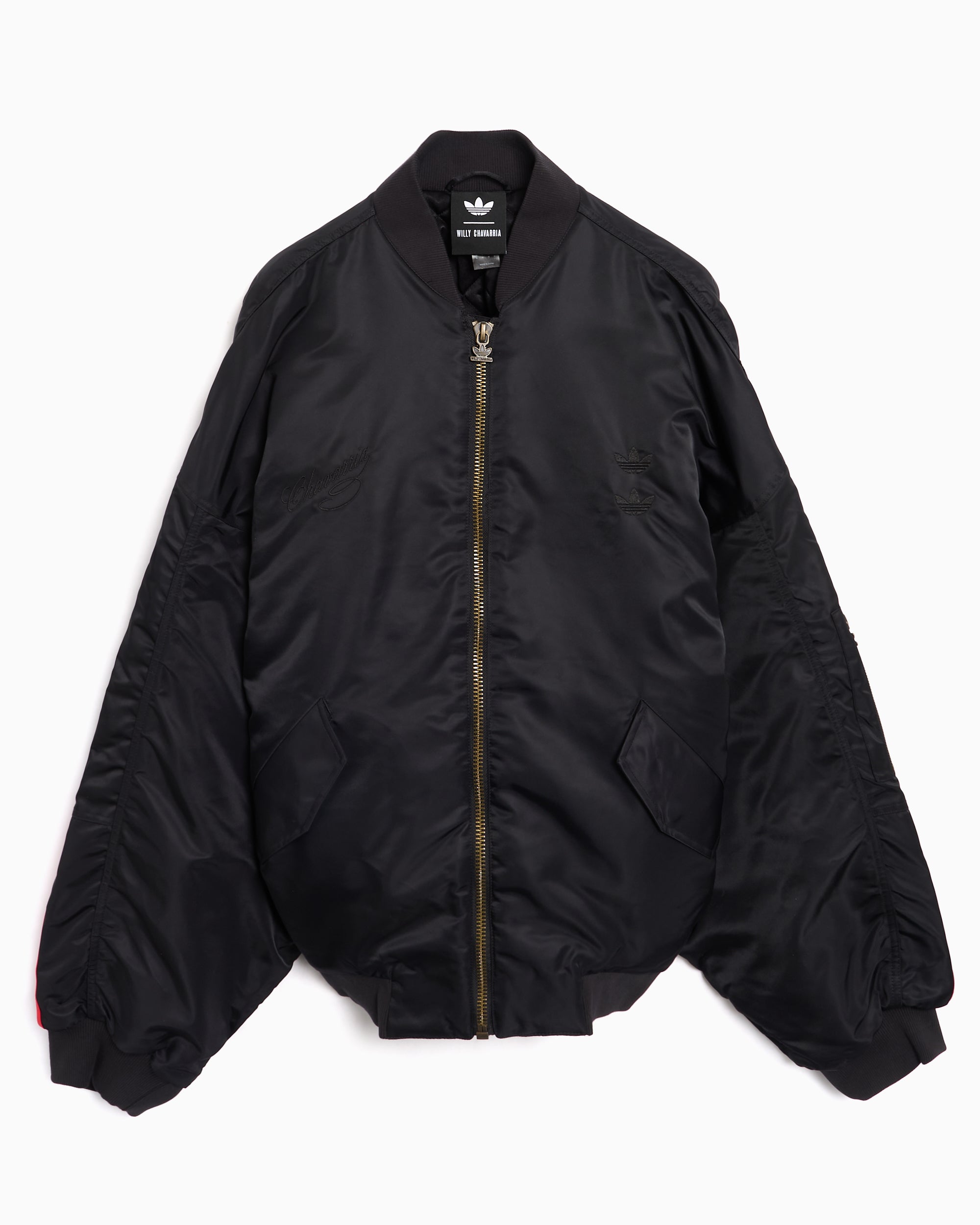 Jackets Coats adidas Originals x Willy Chavarria Satin Relaxed Men's Bomber - KD9361