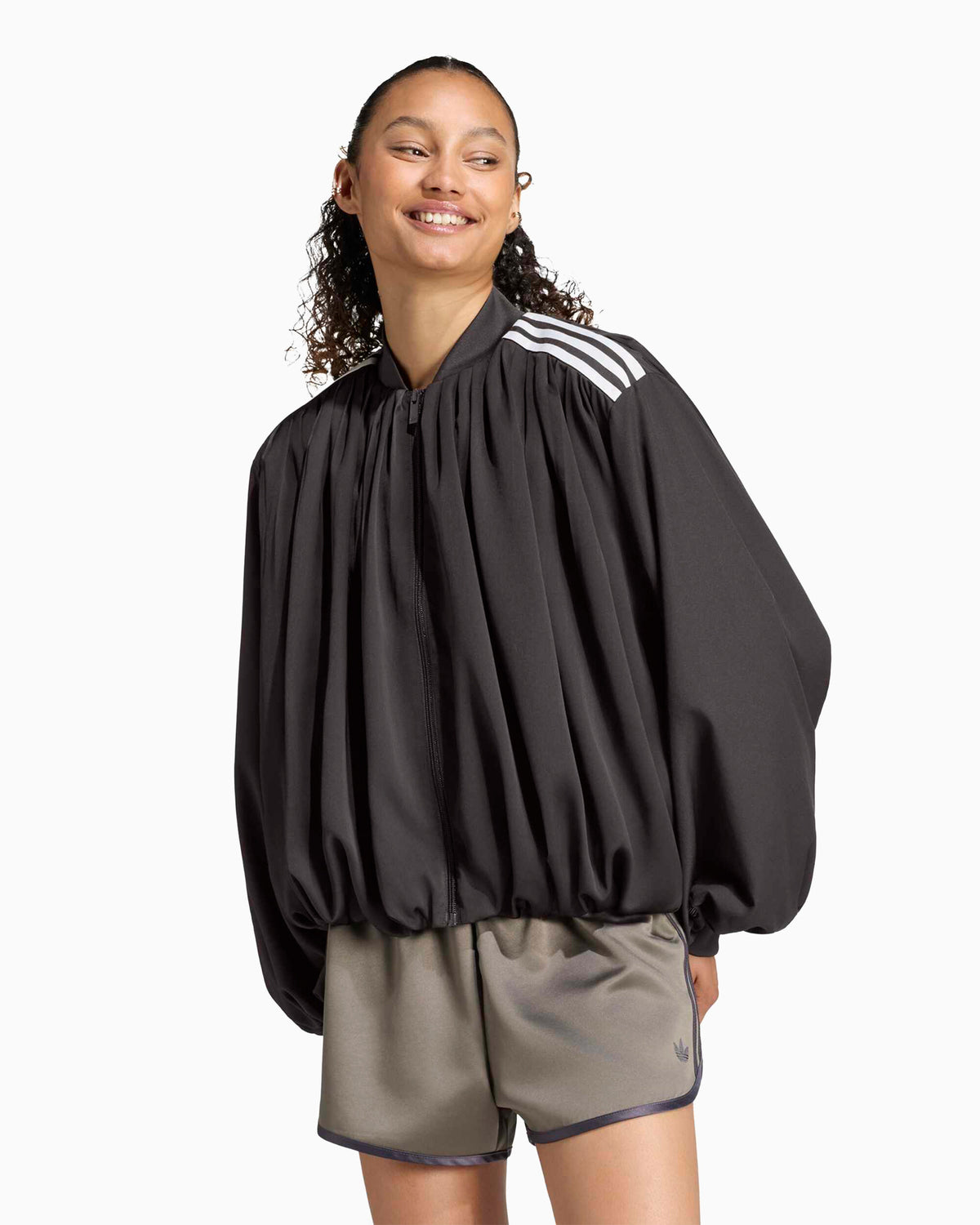 Jackets Coats adidas Satin Pleat Oversize Women's Light Jacket - LG3947