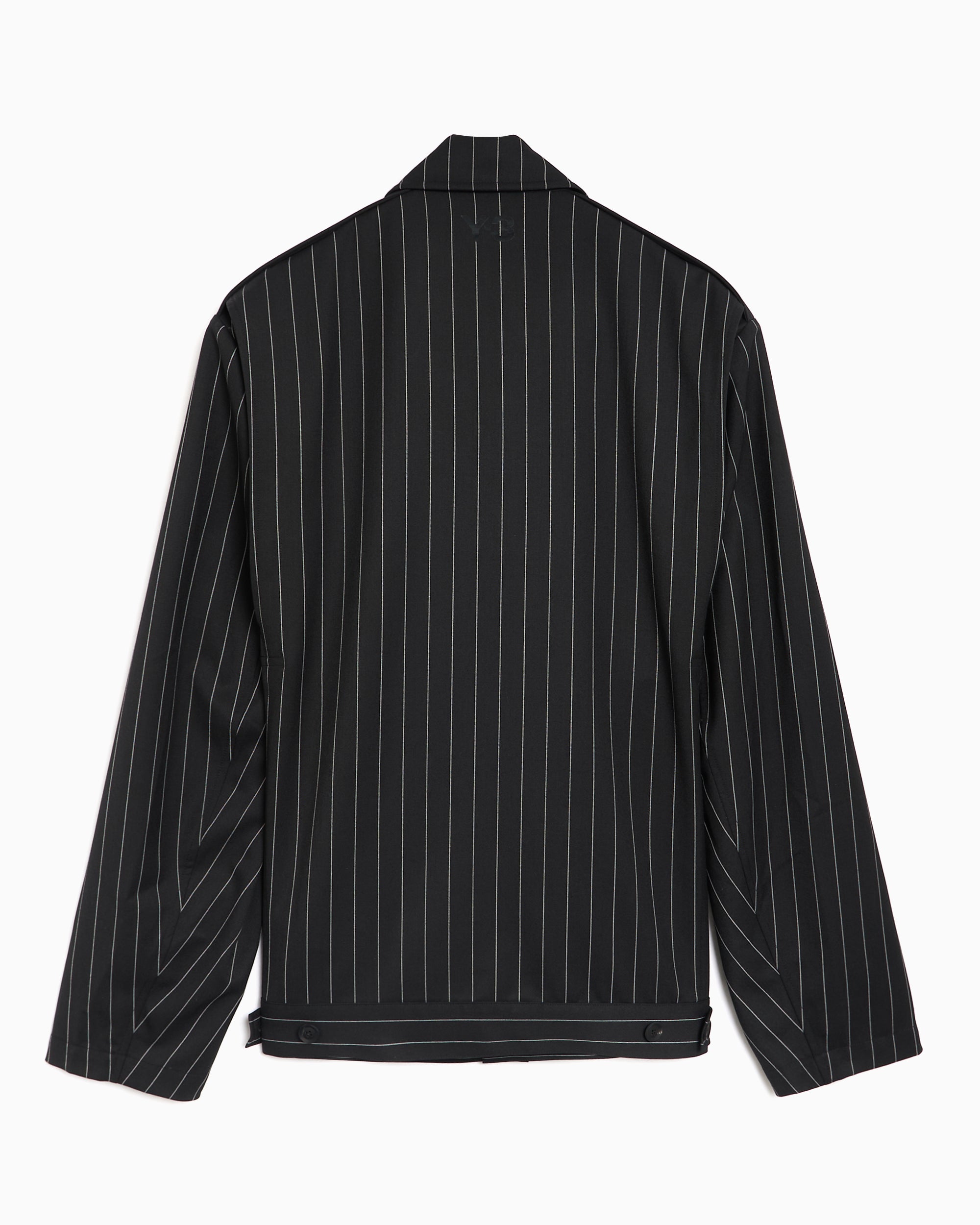 adidas Y-3 Refined Wool UT Relaxed gestreept Lichte Jas voor heren