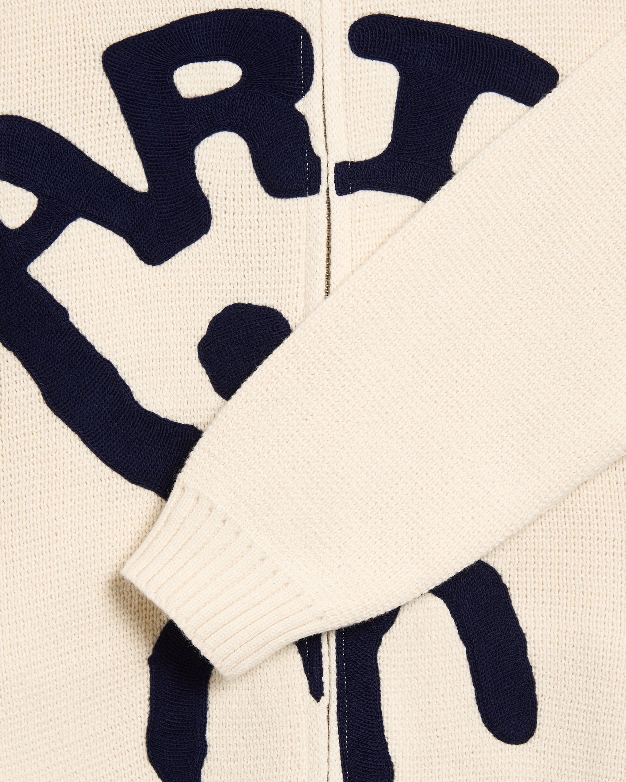 Jackets Coats Arte Antwerp All Together Cardigan Logo Men's Cardigan - AW25-233K-Cream